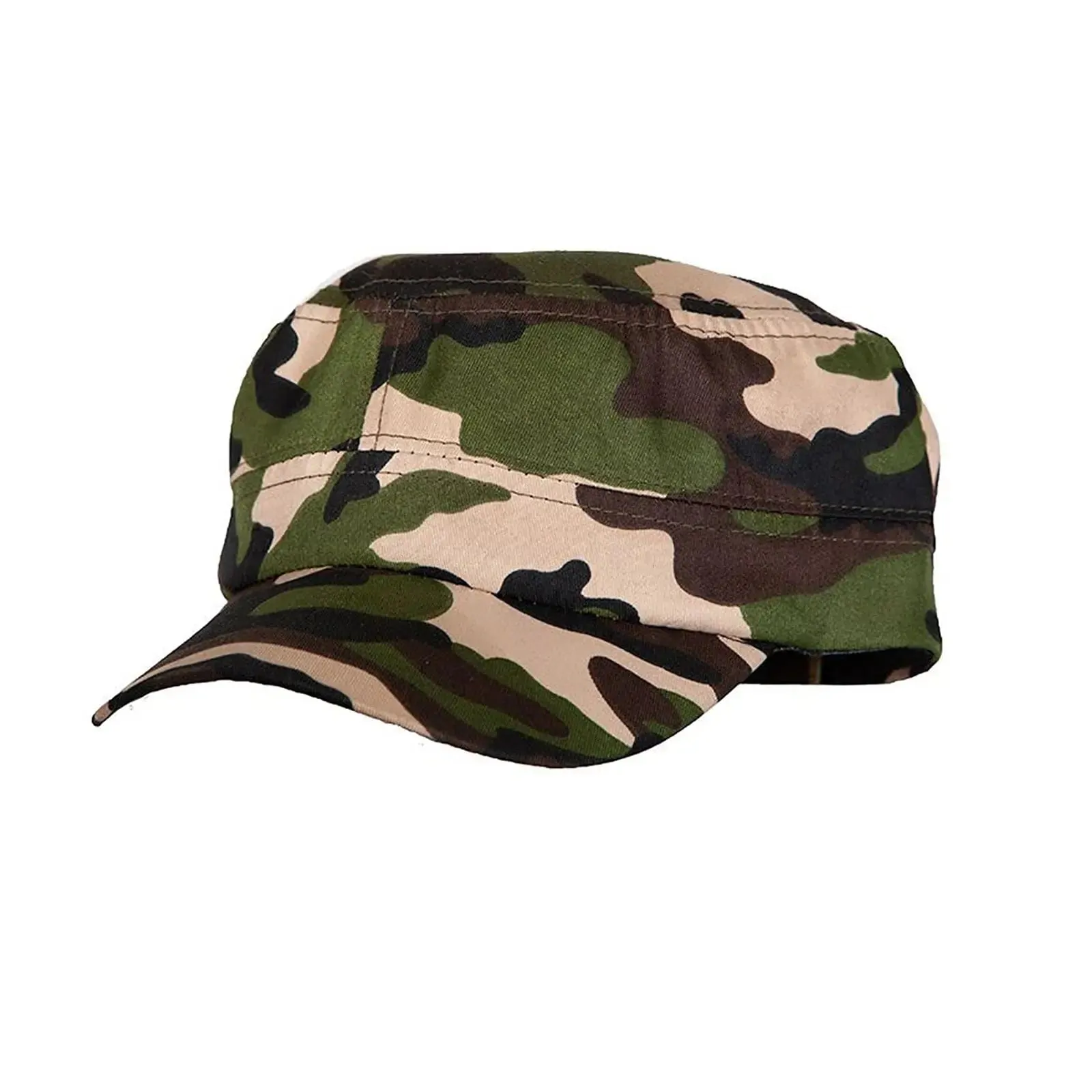Adults Army Cap Soldier Hat Camo Stag Hen Fancy Dress