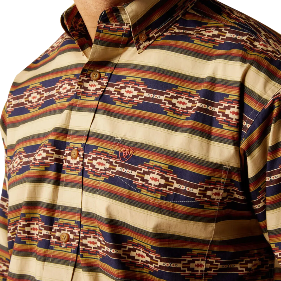 Ariat Men's Stanford Classic Fit Khaki Shirt