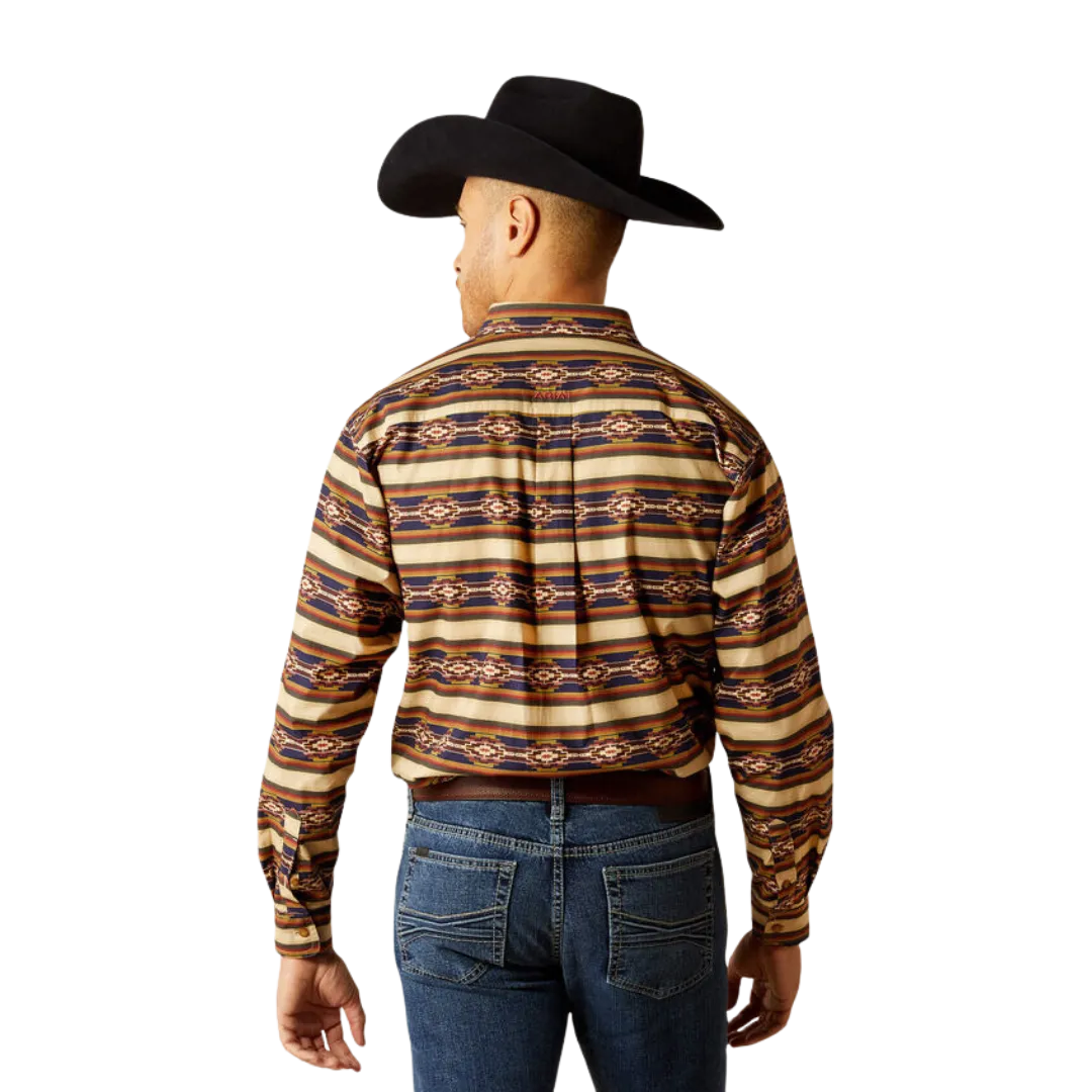 Ariat Men's Stanford Classic Fit Khaki Shirt