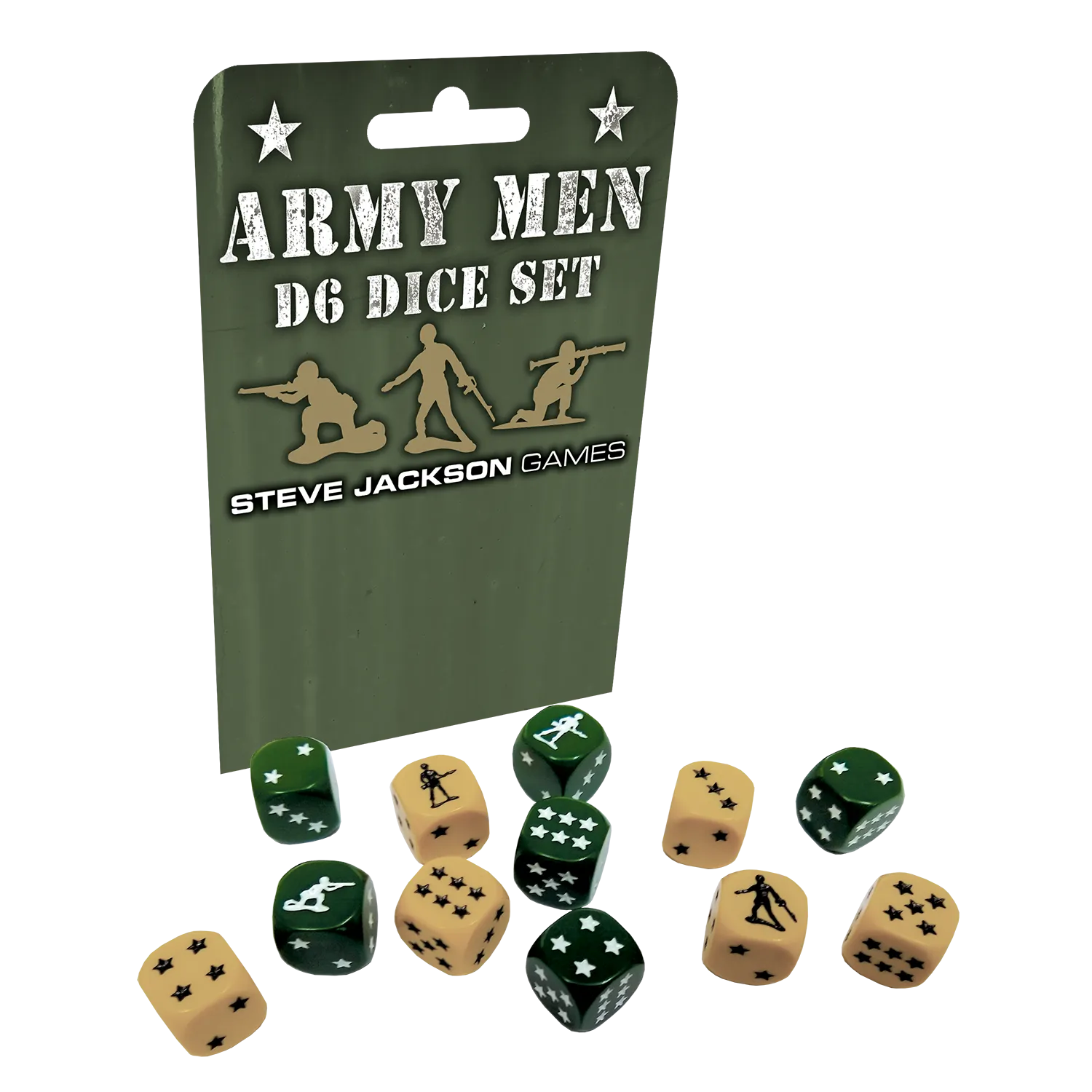 Army Men d6 Dice Set