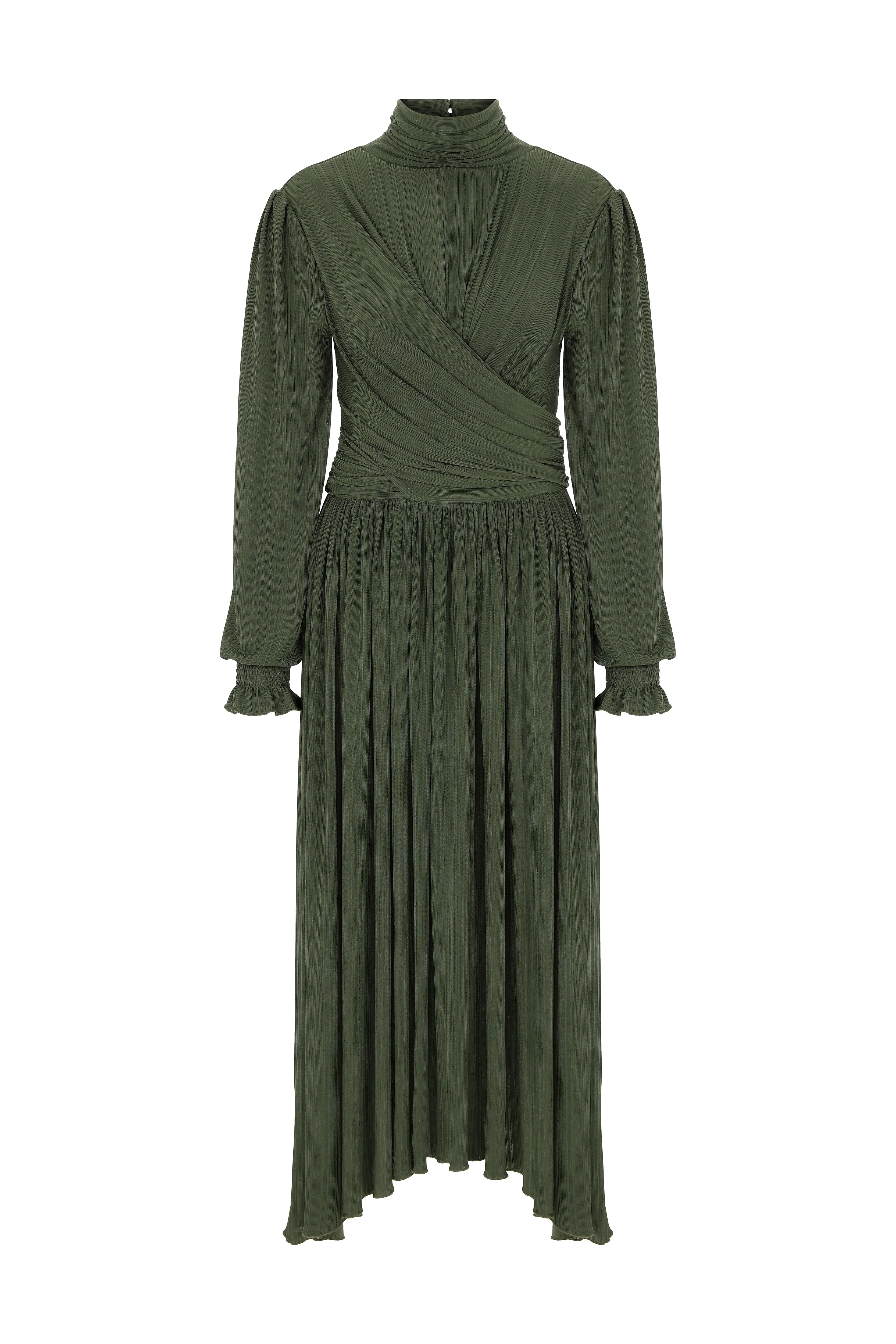 Austin Long Dress in Khaki