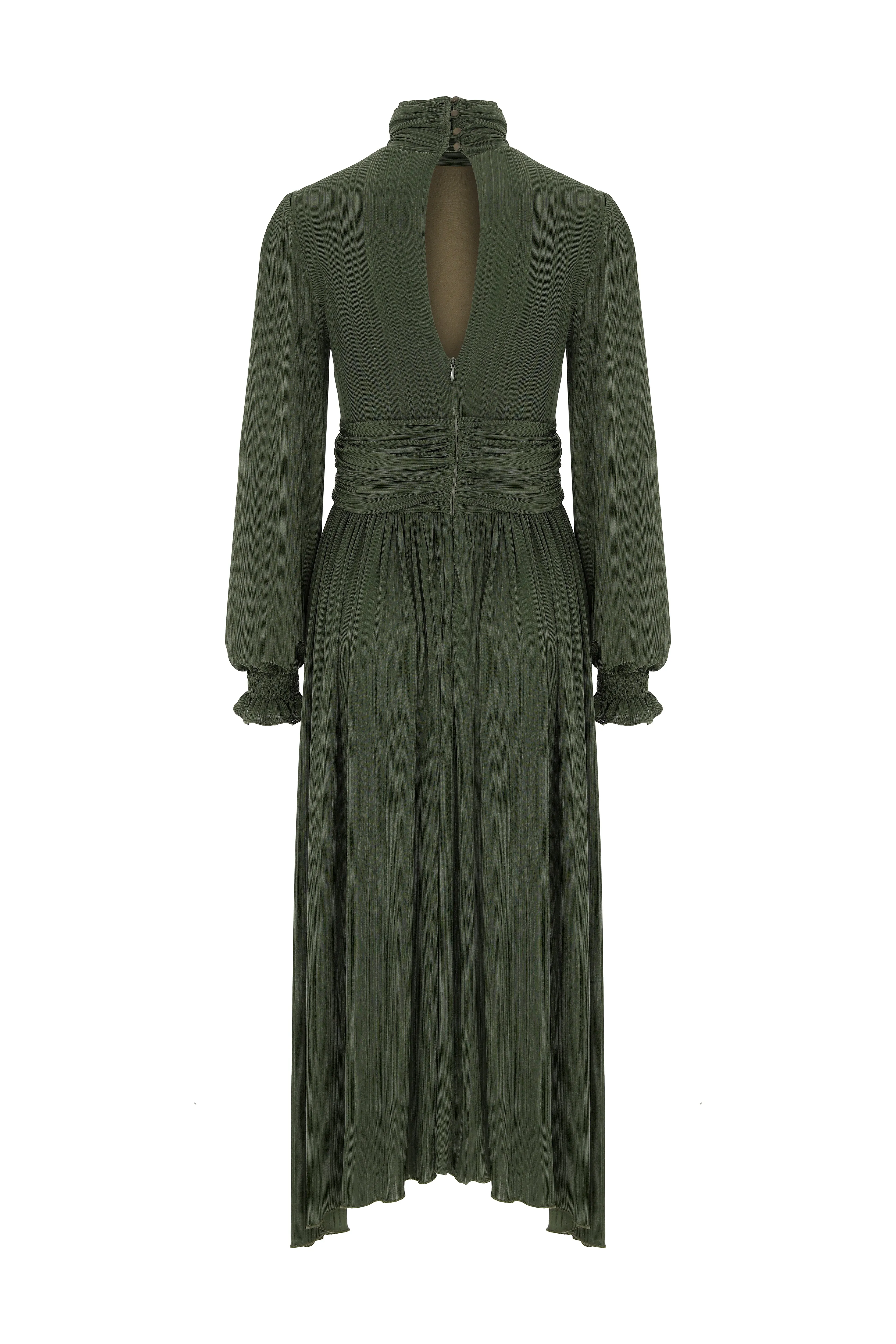Austin Long Dress in Khaki