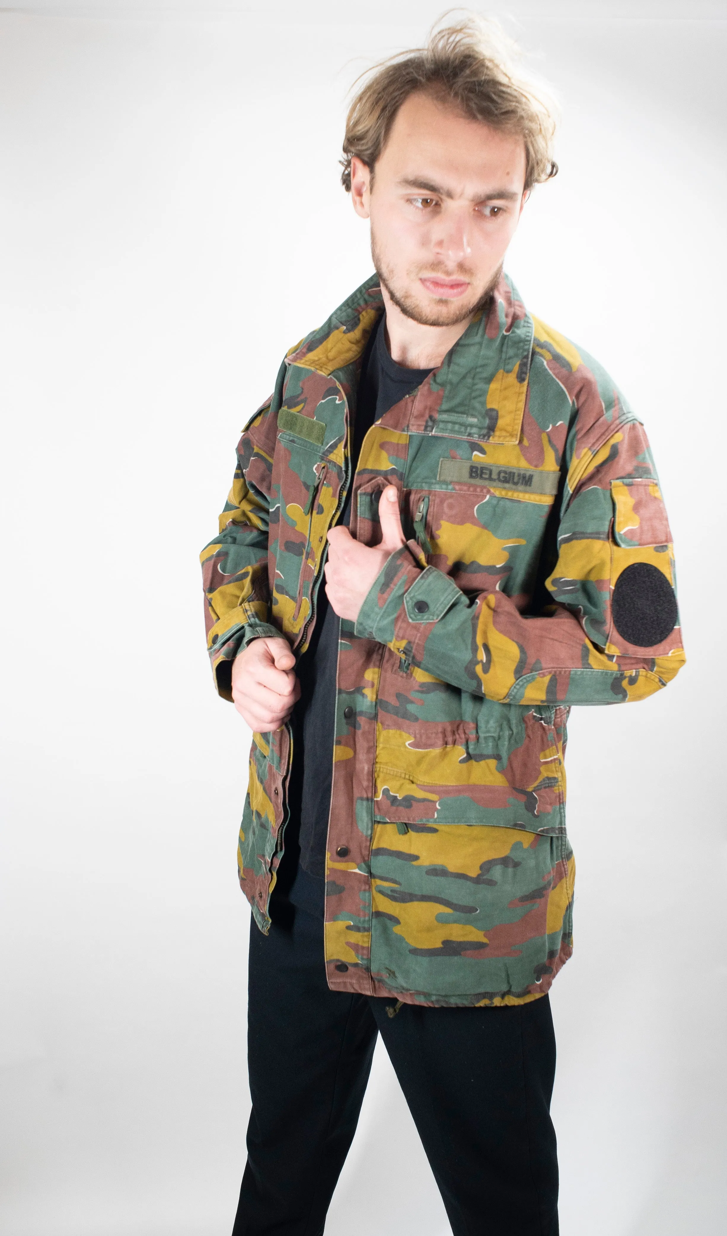 Belgian Army Jacket - Jigsaw Camouflage