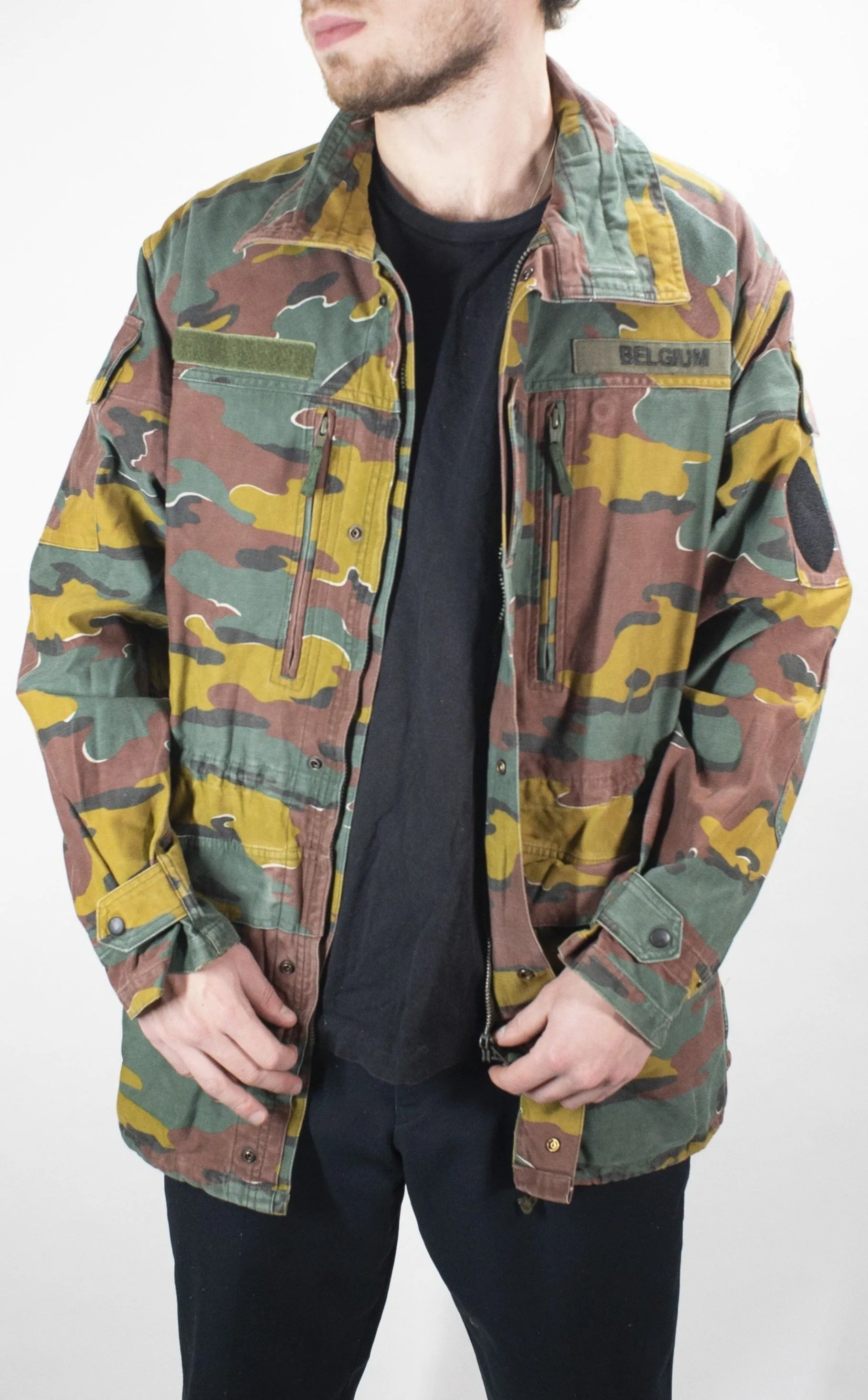 Belgian Army Jacket - Jigsaw Camouflage