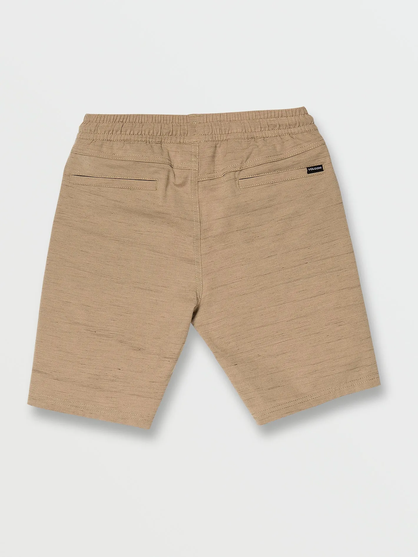 Big Boys Understoned Elastic Waist Shorts - Khaki