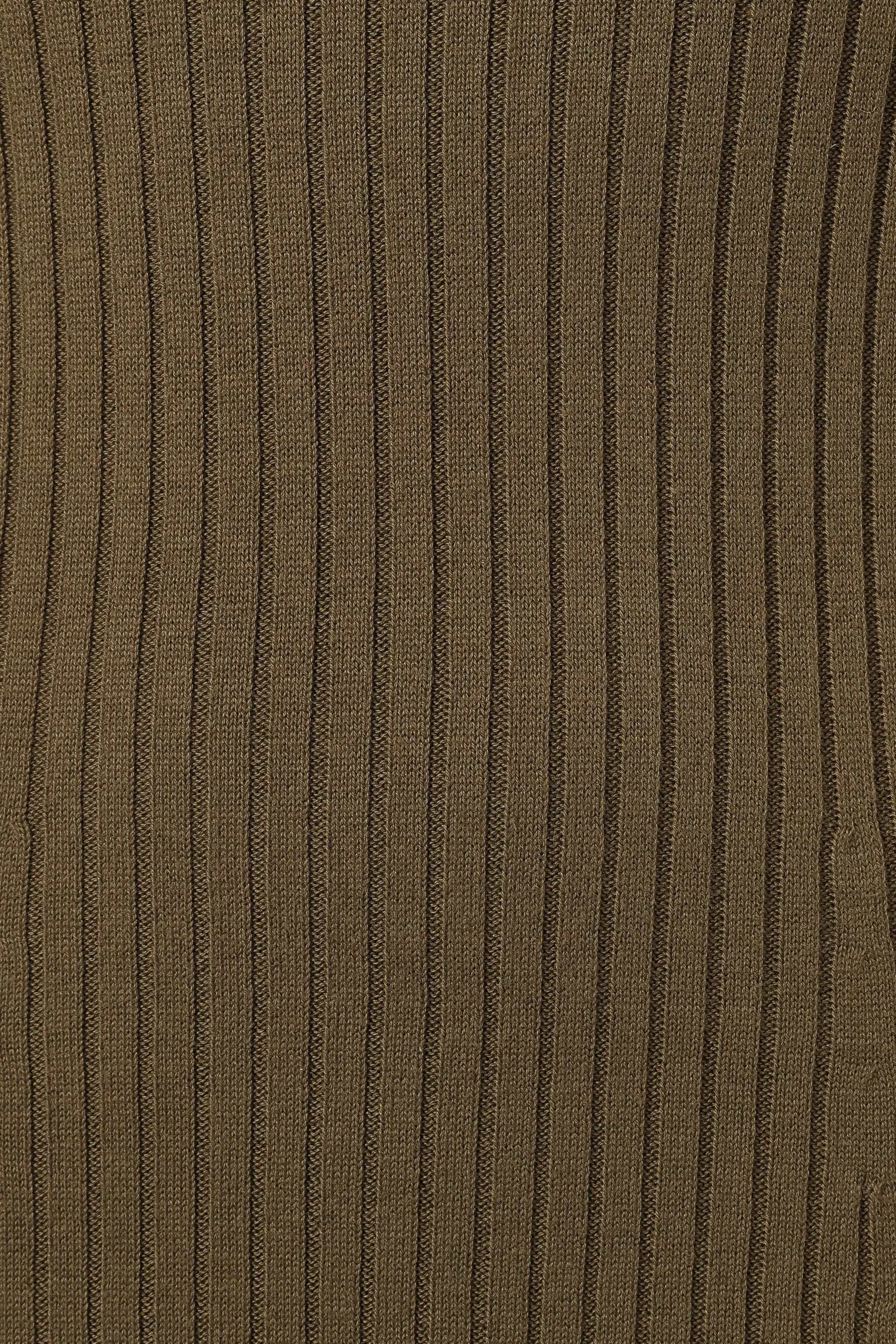Brit Knit Maxi Dress - Khaki