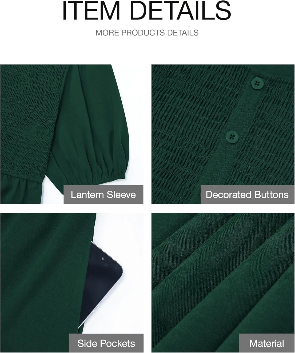 BTFBM Spring Empire Waist Dress for Women 2025 Summer Smocked Crewneck Puff Short Sleeve Beach Vacation Mini Dresses