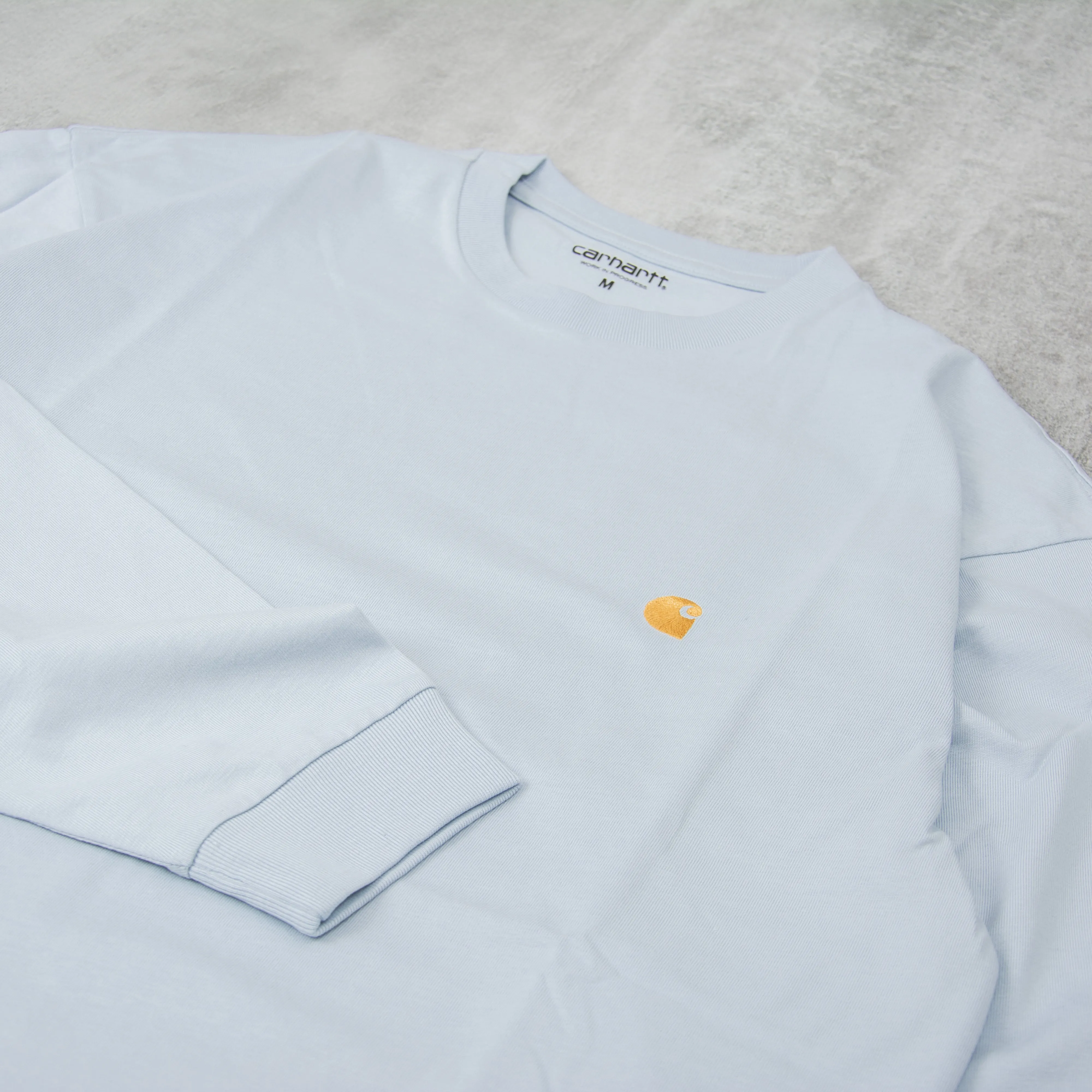 Carhartt WIP Chase L/S Tee - Icarus / Gold