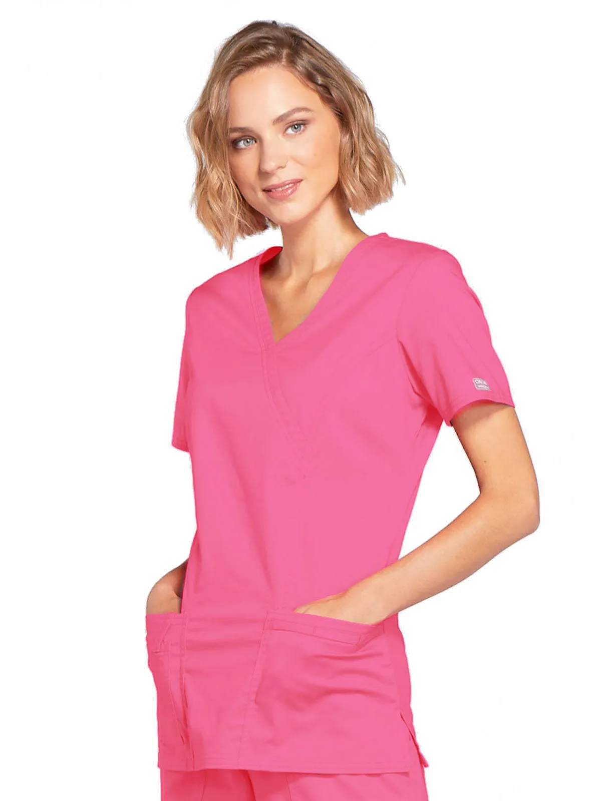 Core Stretch - Mock Wrap Top