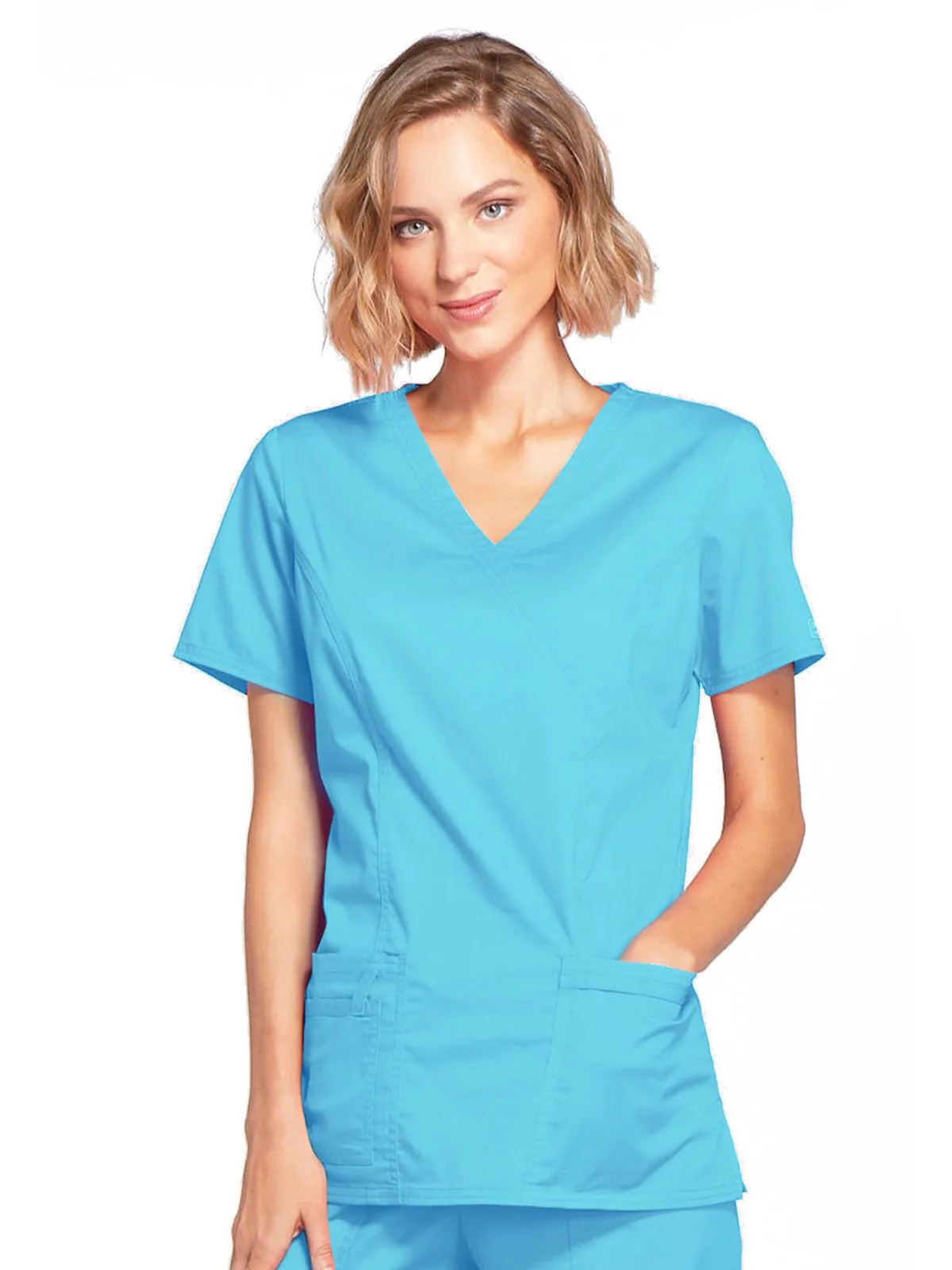 Core Stretch - Mock Wrap Top