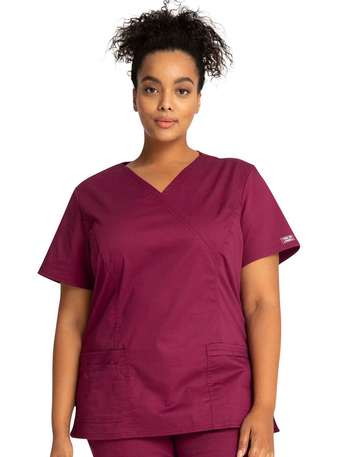 Core Stretch - Mock Wrap Top