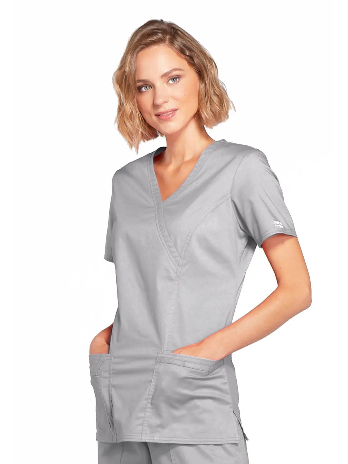 Core Stretch - Mock Wrap Top