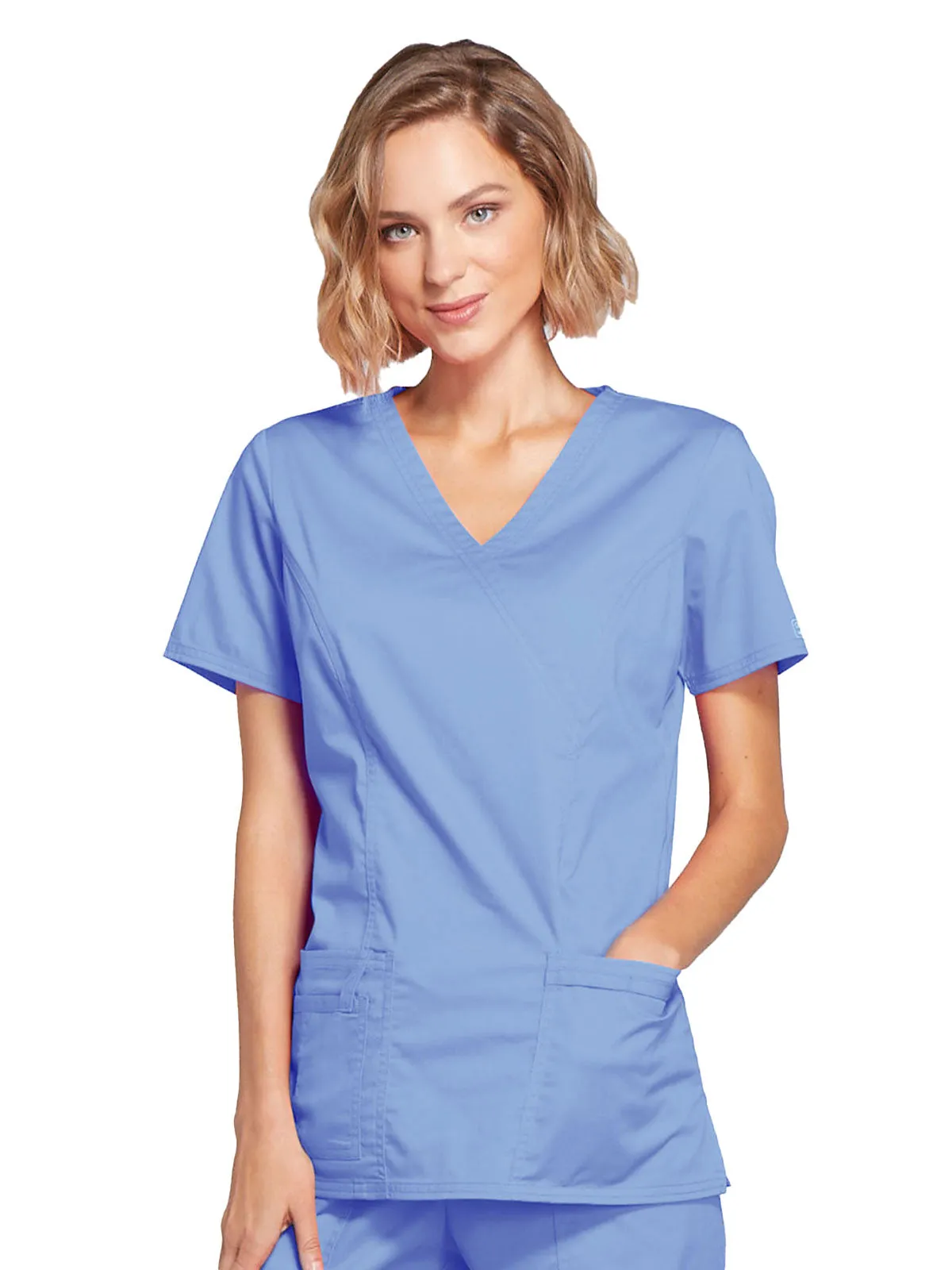 Core Stretch - Mock Wrap Top