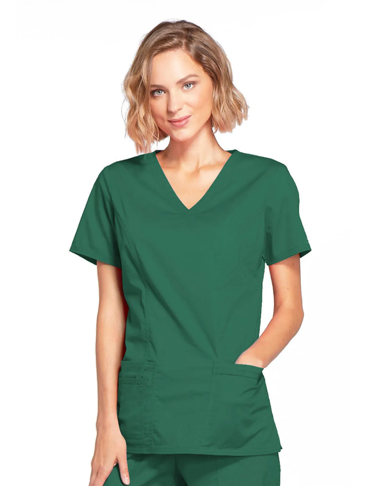 Core Stretch - Mock Wrap Top