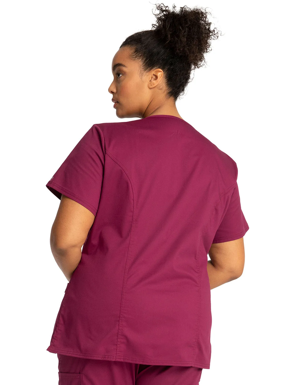 Core Stretch - Mock Wrap Top