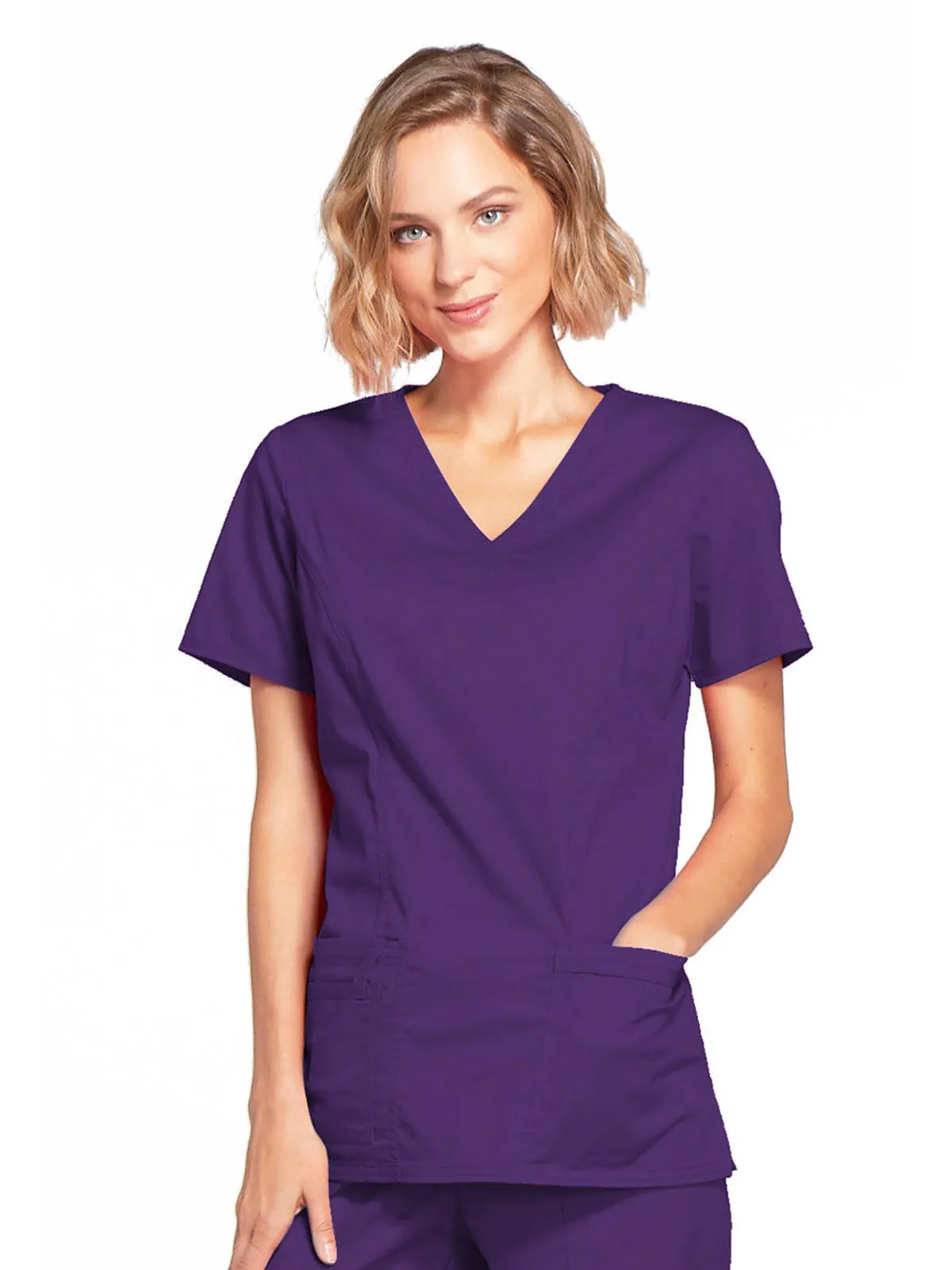 Core Stretch - Mock Wrap Top