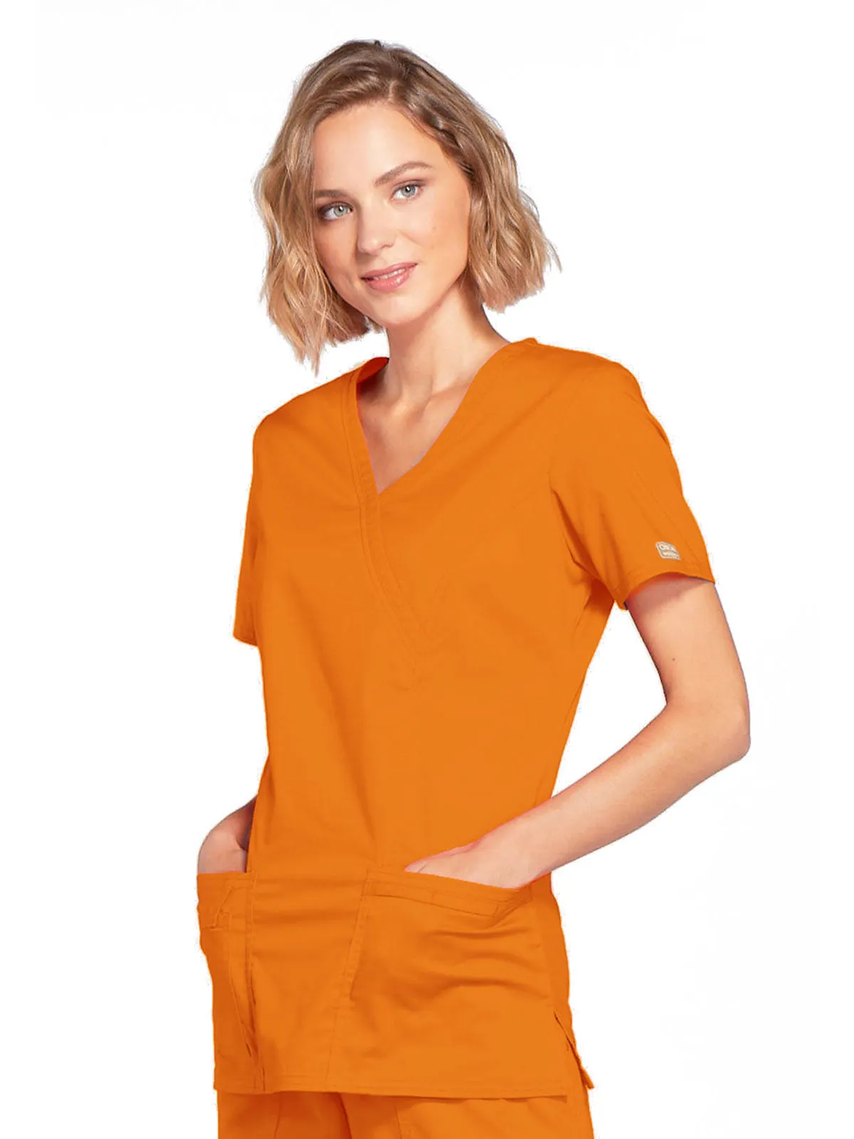 Core Stretch - Mock Wrap Top