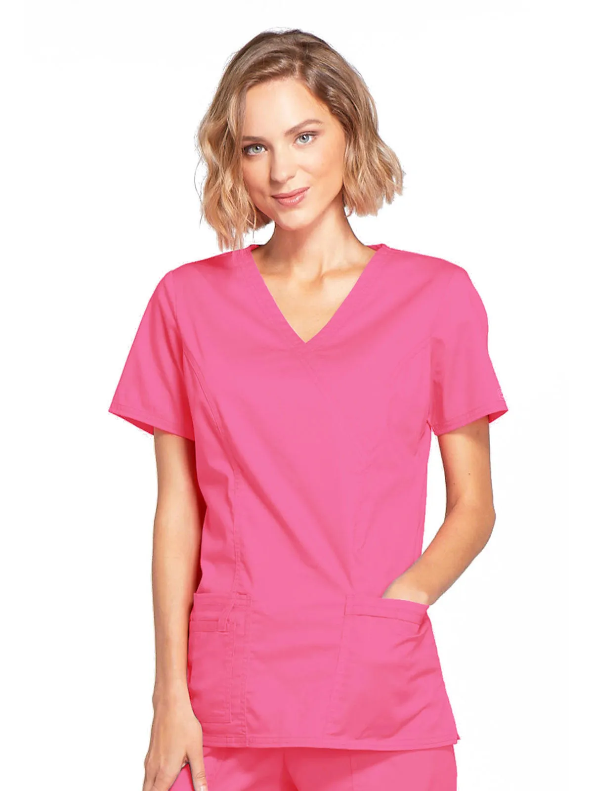 Core Stretch - Mock Wrap Top