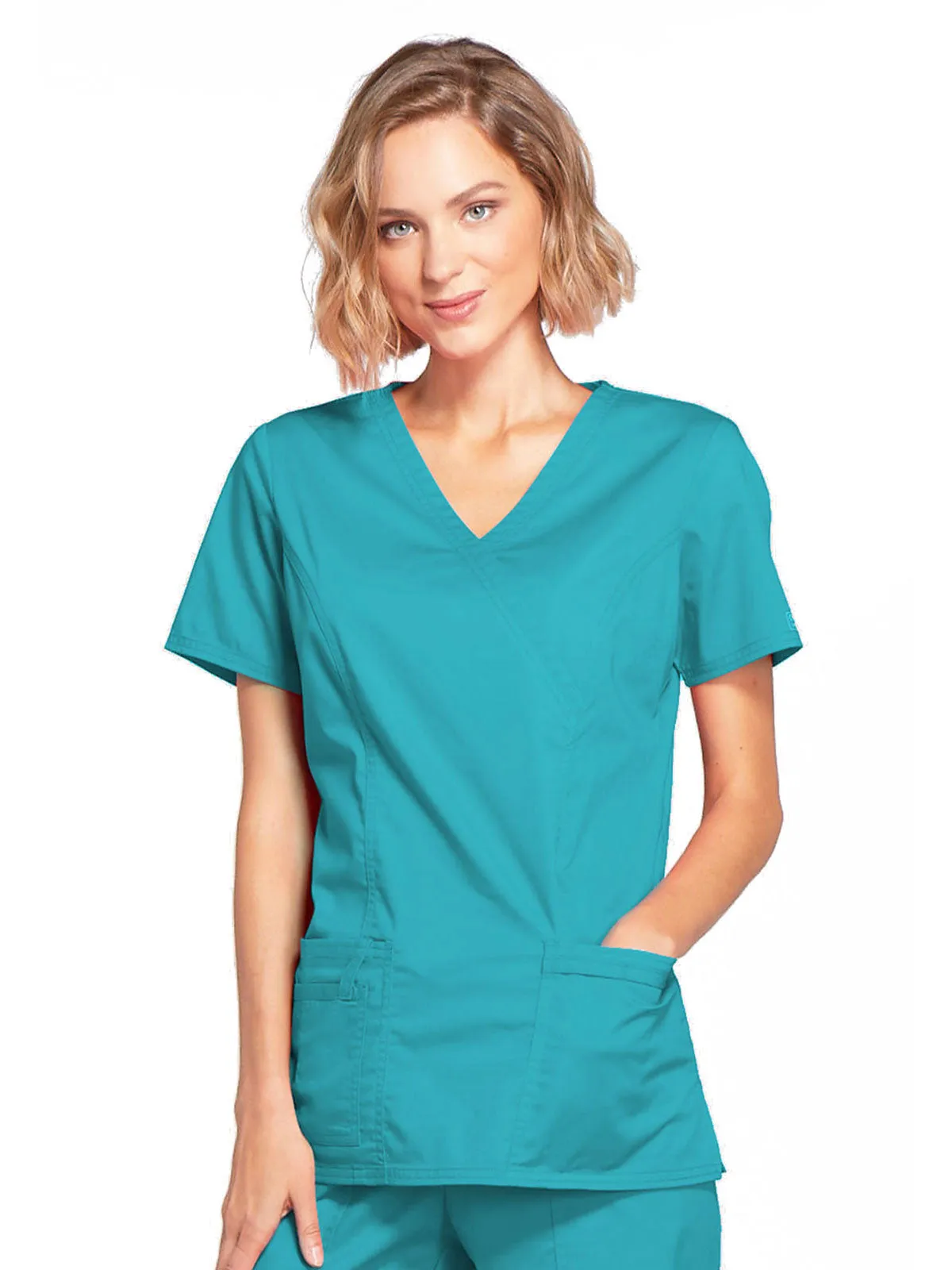Core Stretch - Mock Wrap Top