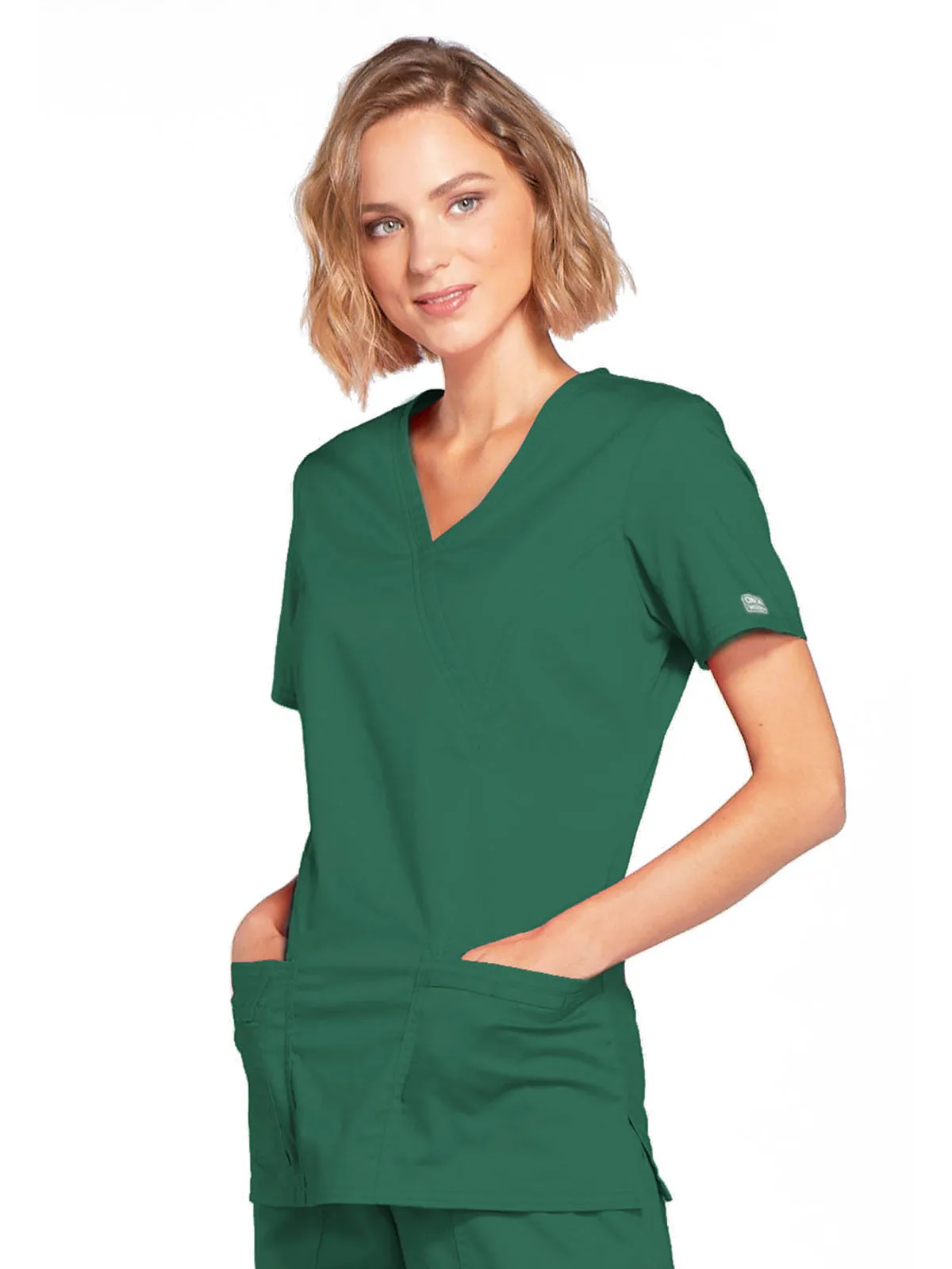 Core Stretch - Mock Wrap Top