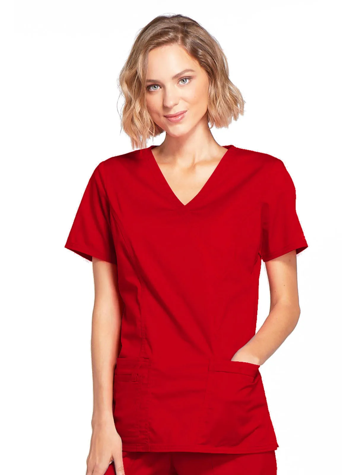 Core Stretch - Mock Wrap Top