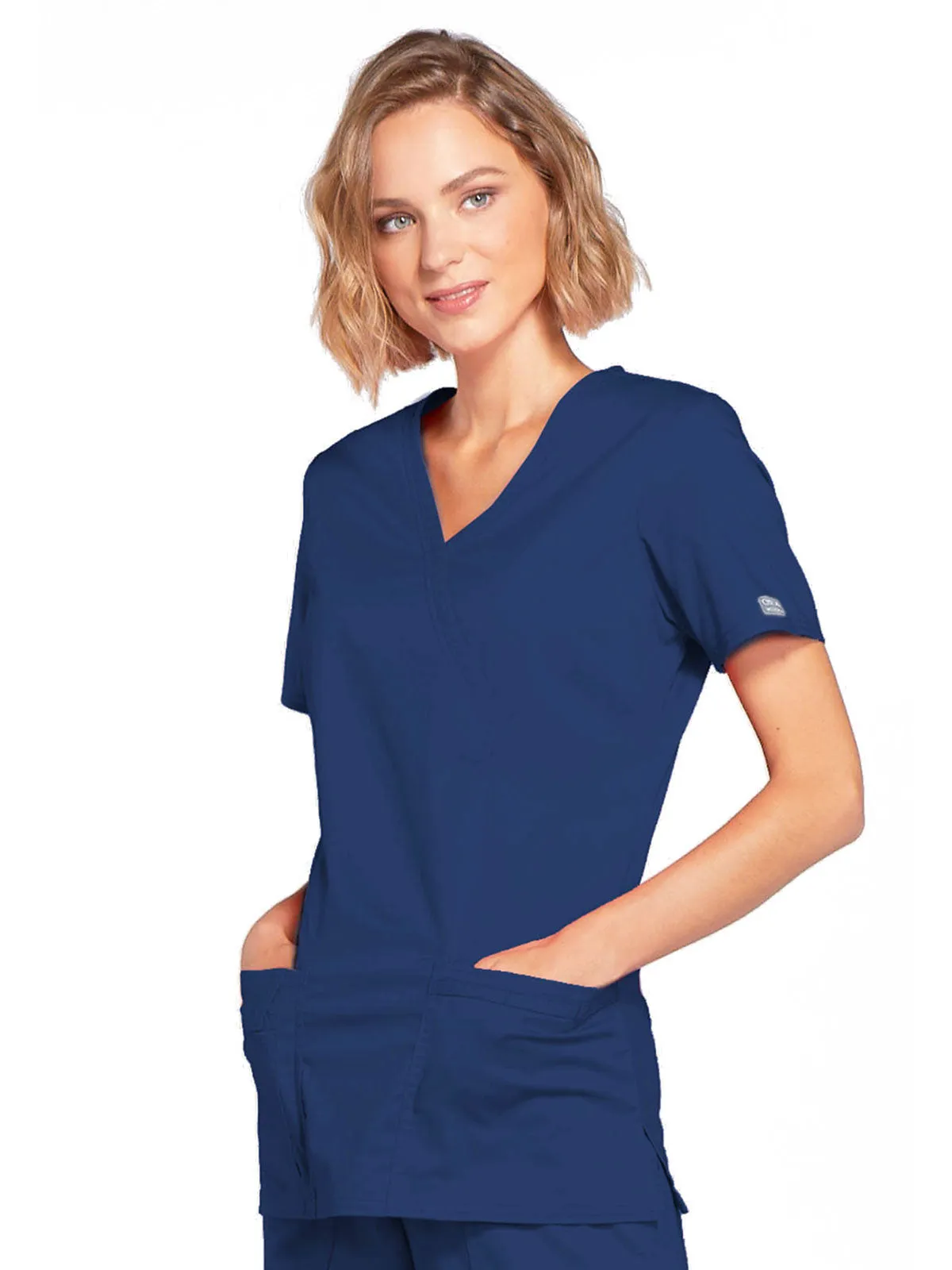 Core Stretch - Mock Wrap Top