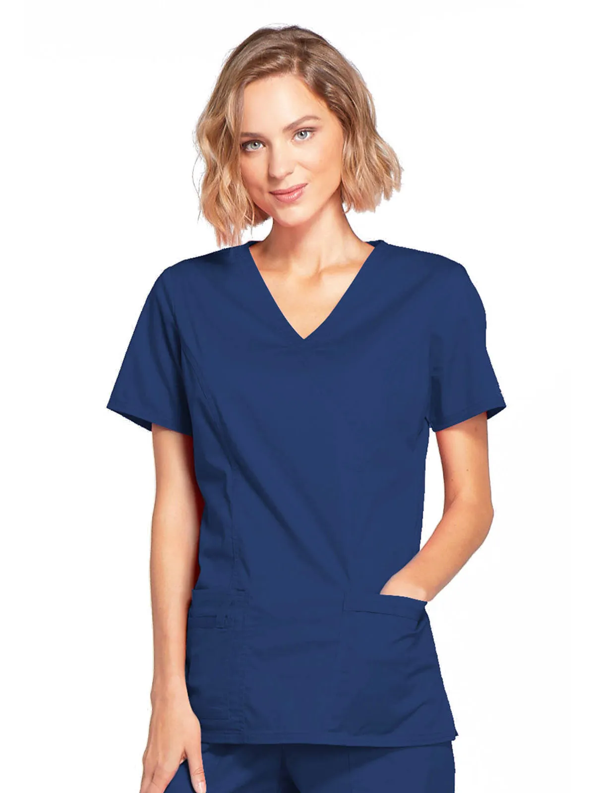 Core Stretch - Mock Wrap Top