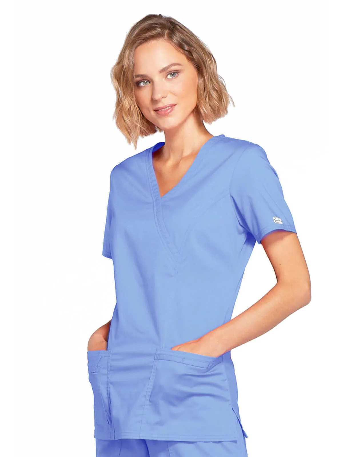 Core Stretch - Mock Wrap Top