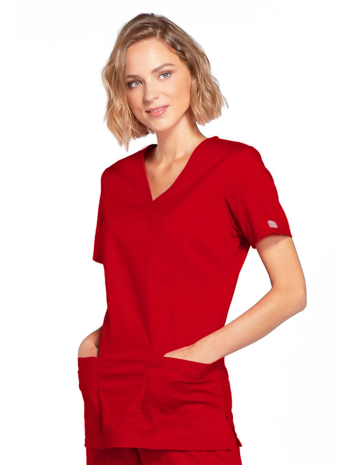 Core Stretch - Mock Wrap Top