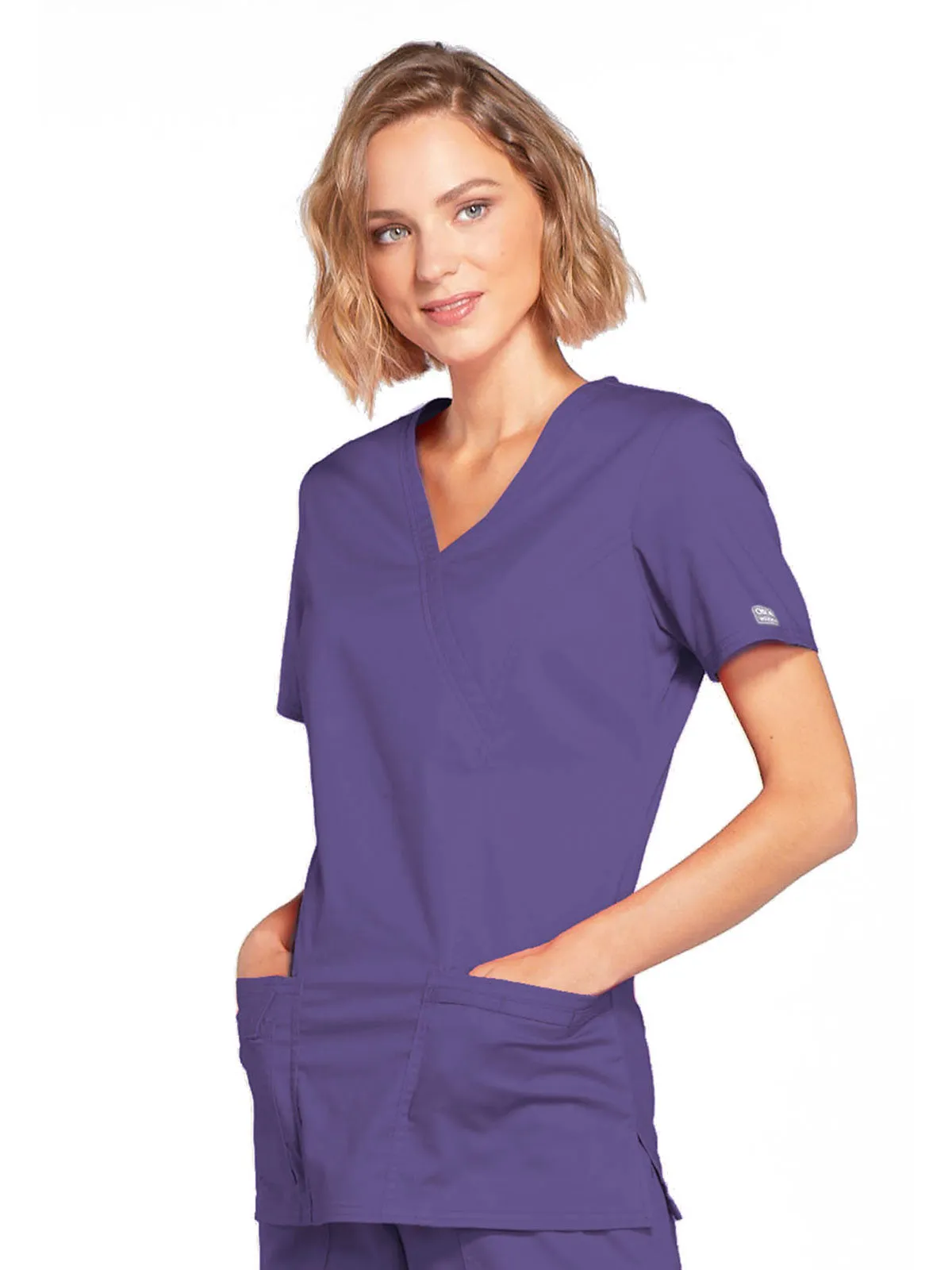 Core Stretch - Mock Wrap Top