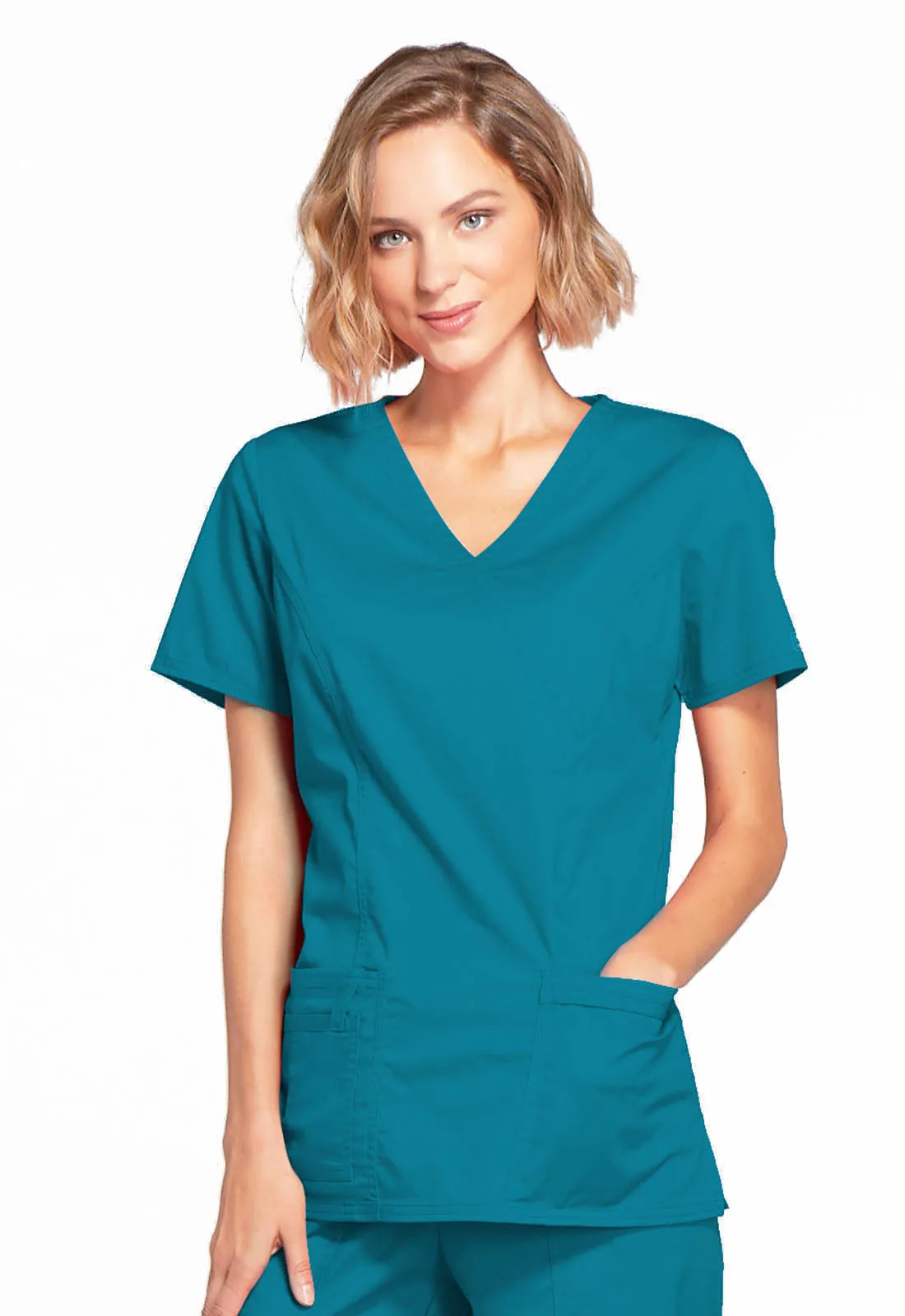 Core Stretch - Mock Wrap Top
