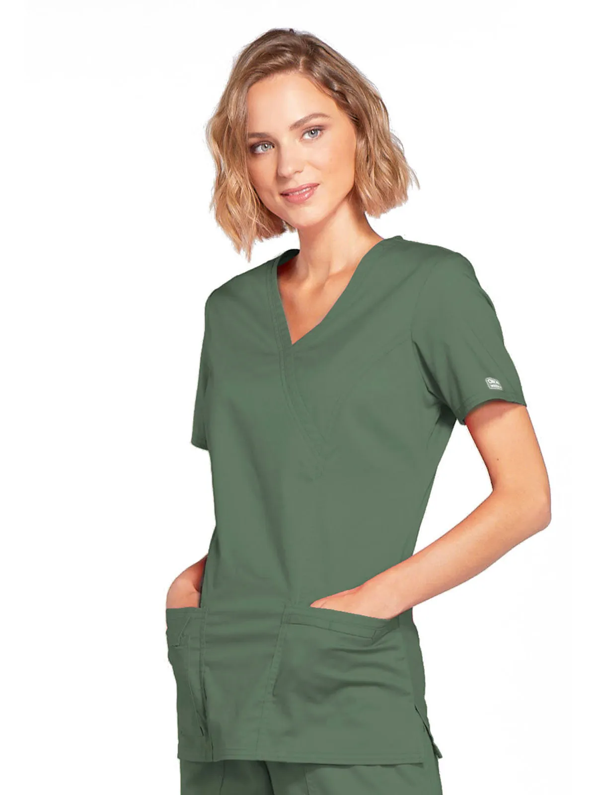 Core Stretch - Mock Wrap Top