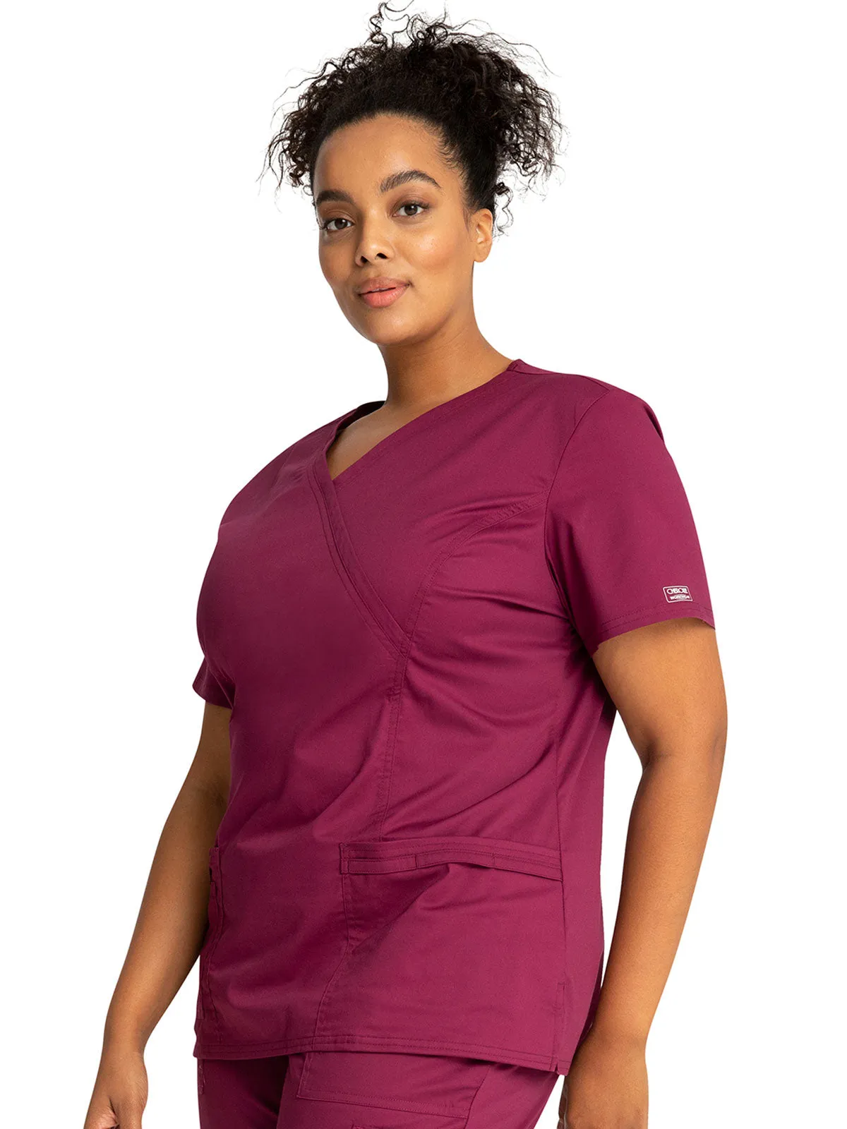 Core Stretch - Mock Wrap Top