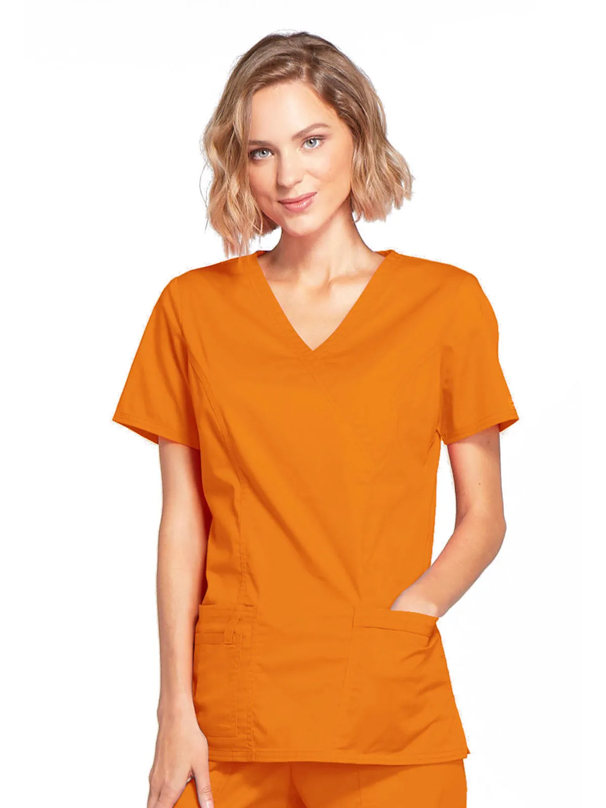 Core Stretch - Mock Wrap Top