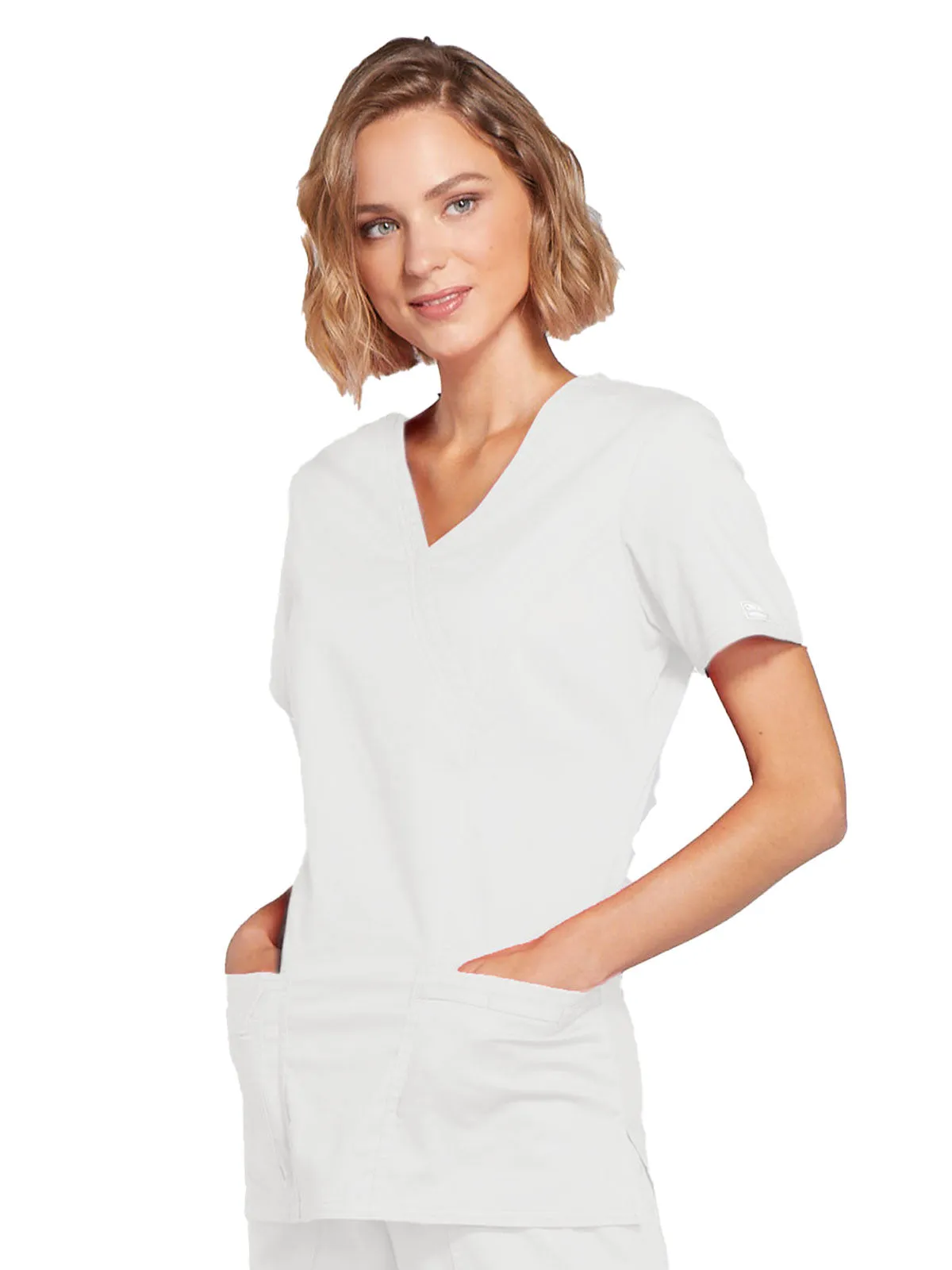 Core Stretch - Mock Wrap Top