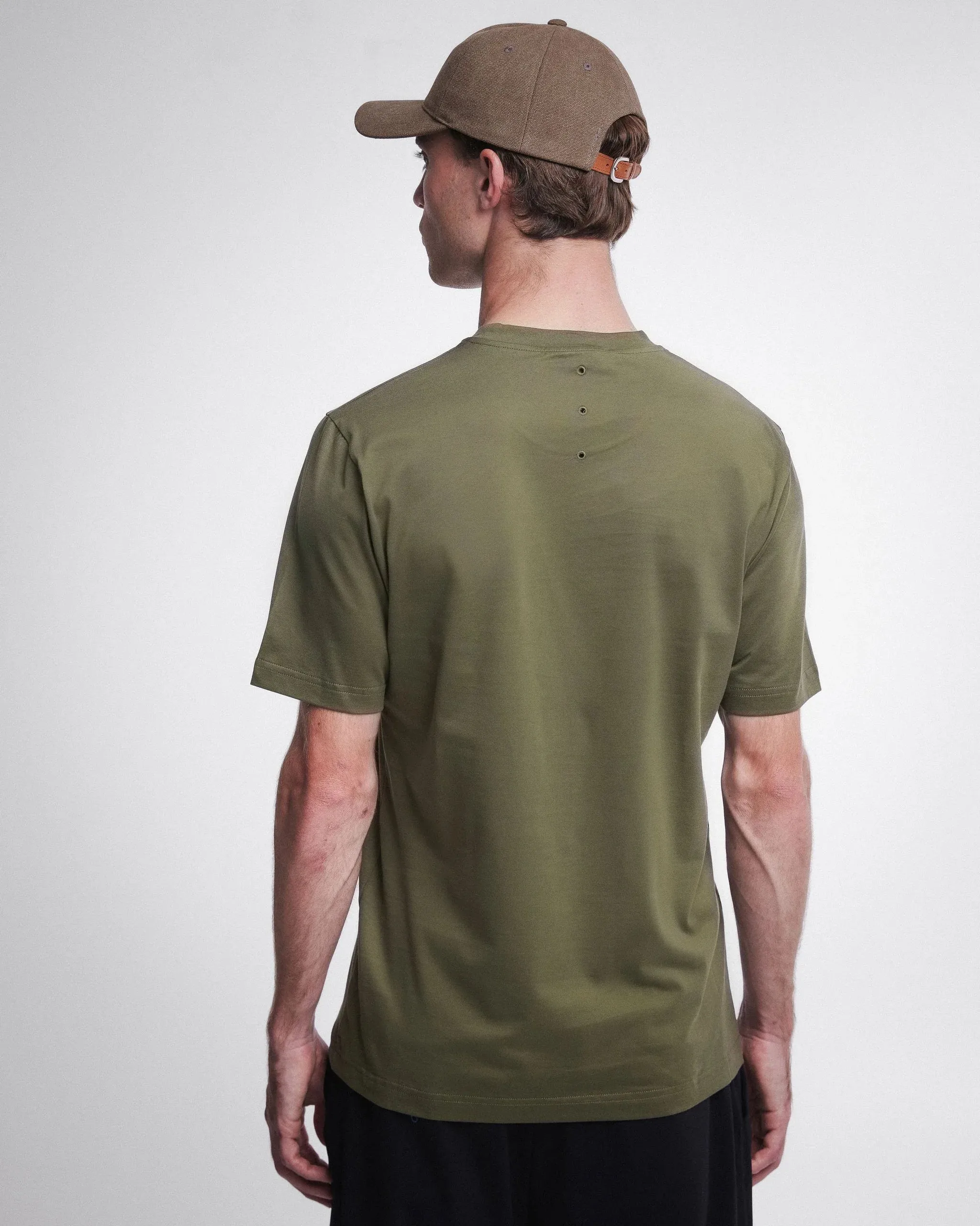 Cotton T-shirt PR451717 Khaki