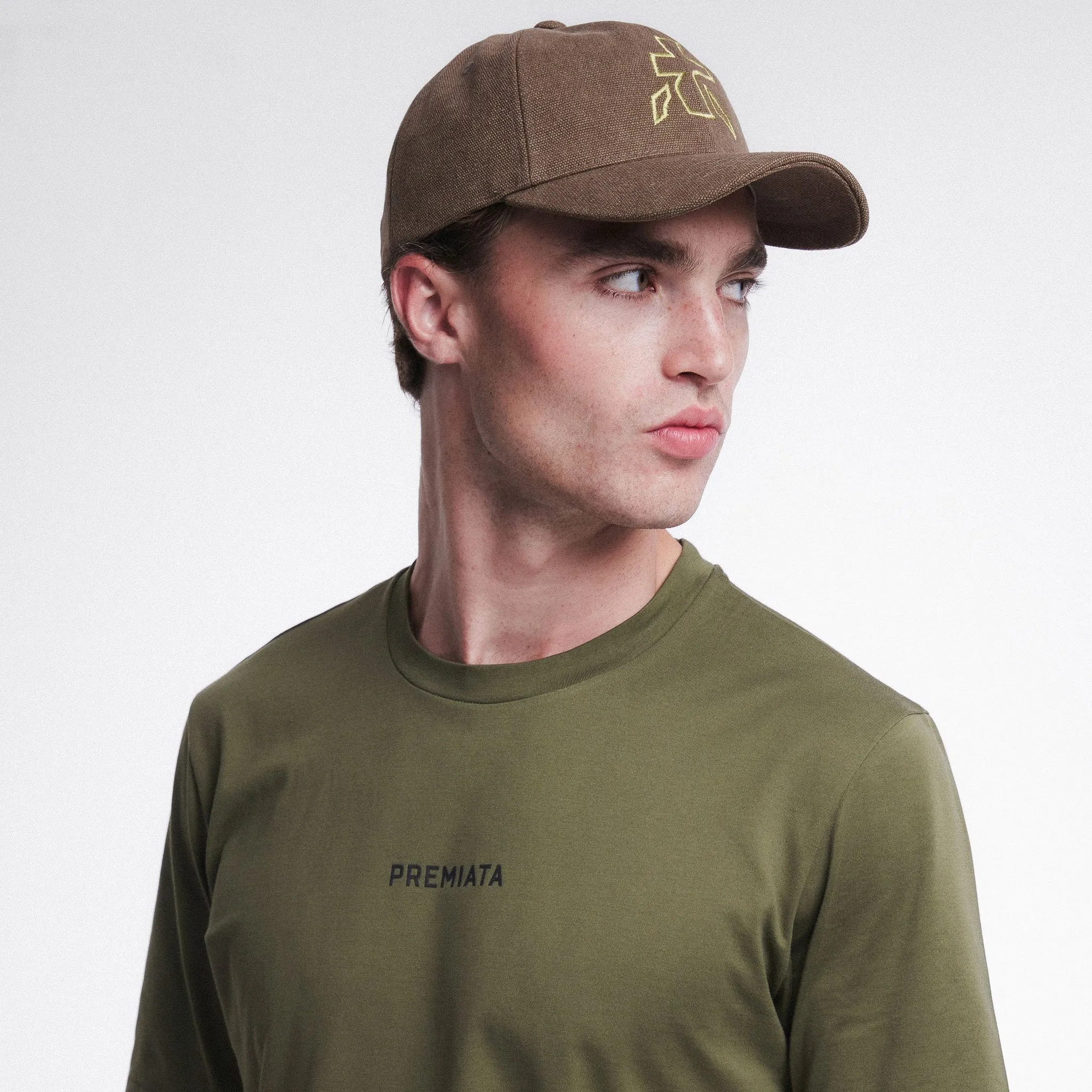 Cotton T-shirt PR451717 Khaki