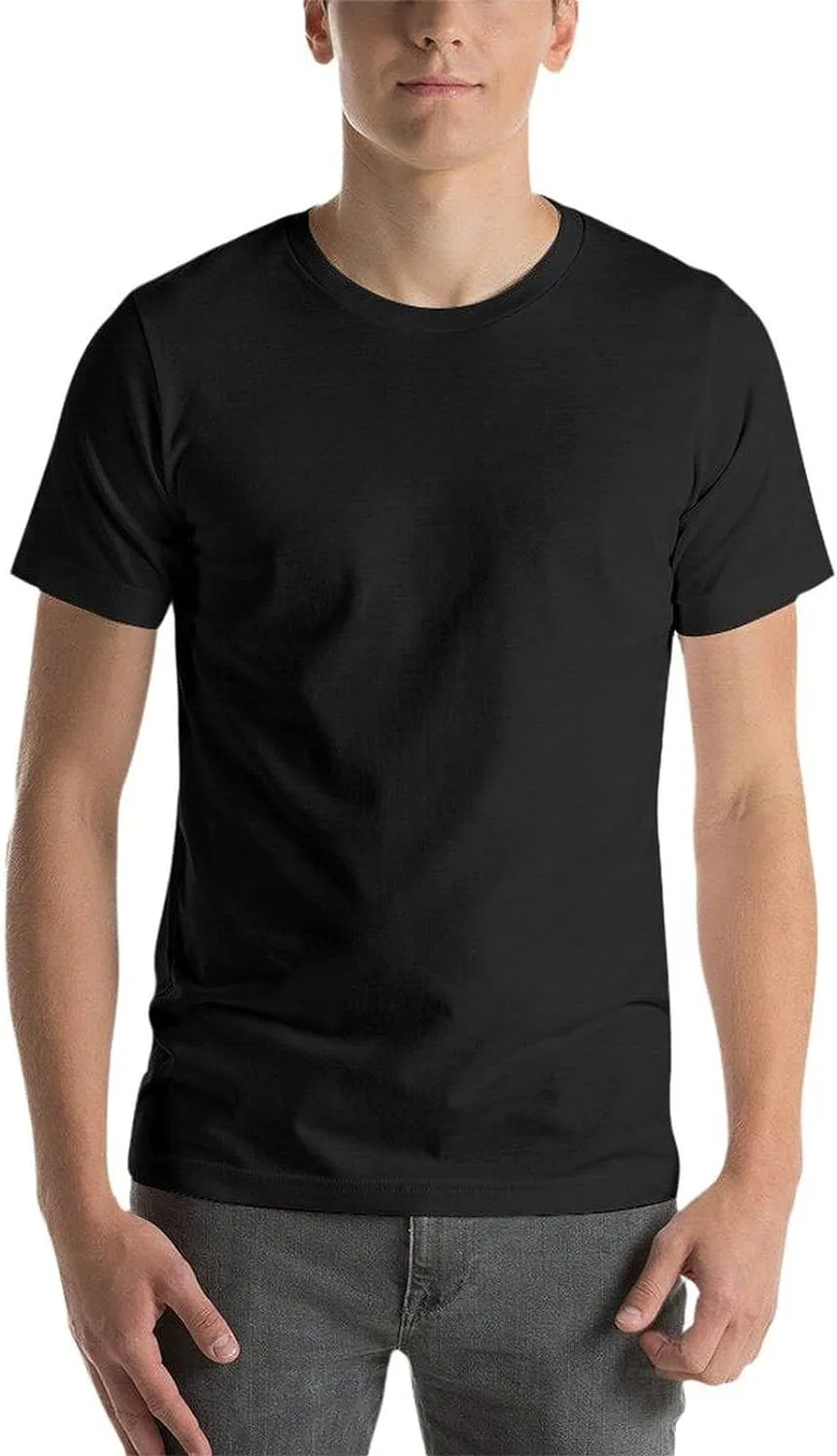 Custom T Shirt for Men Design Your Own T-Shirts Personalized Shirts Front Print Add Your Text Logo Tee, Army Green, S
