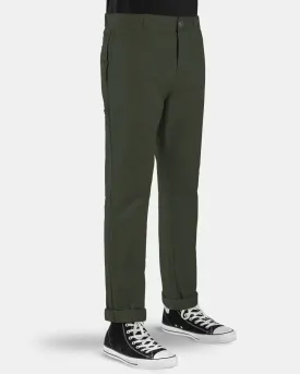 DICKIES 918 Slim Fit Double Knee Pants - Army Green