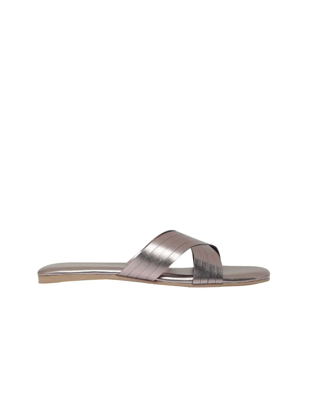 Elke Gun Metal Flats