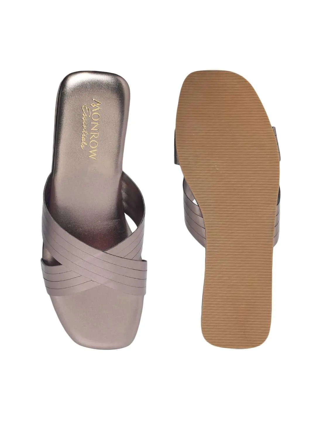 Elke Gun Metal Flats