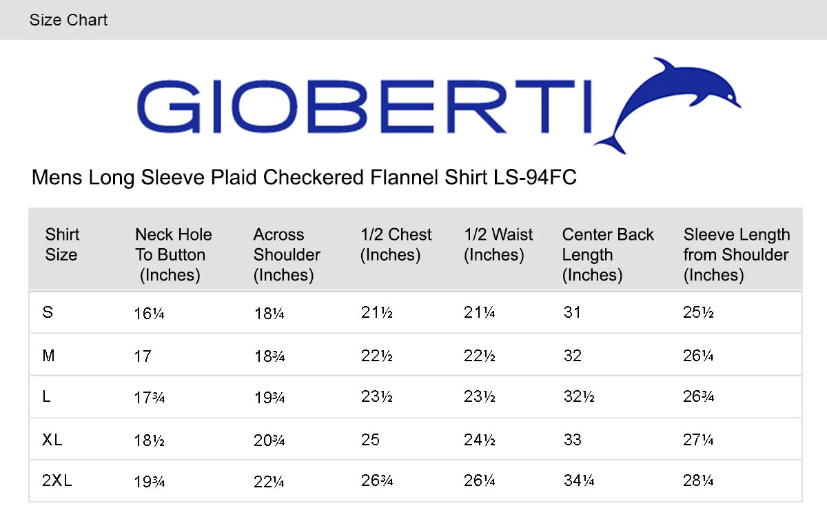 Gioberti Men's Brown / Lime / Khaki 100% Cotton Brushed Flannel Plaid Checkered Shirt with Corduroy Contrast