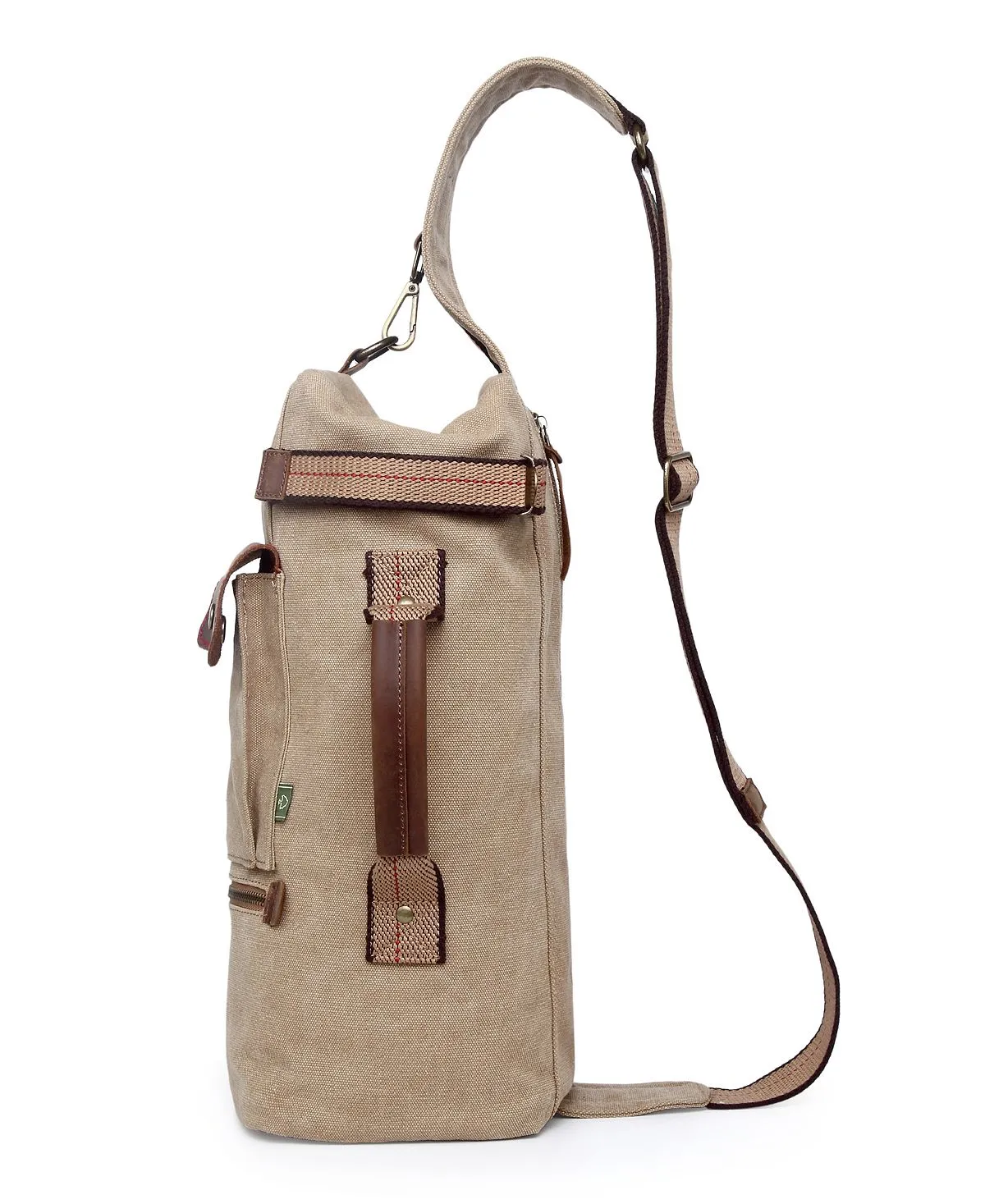 Hill Side TSD BRAND canvas sling bag, khaki