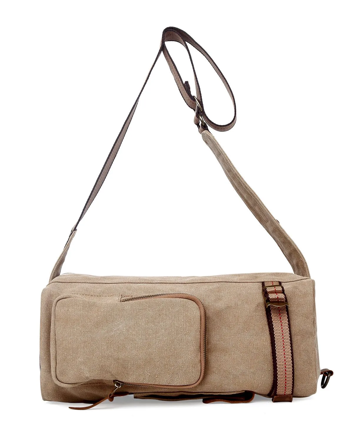 Hill Side TSD BRAND canvas sling bag, khaki