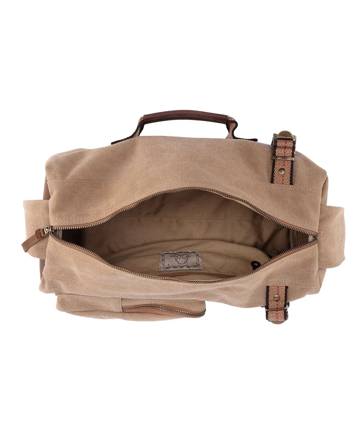 Hill Side TSD BRAND canvas sling bag, khaki