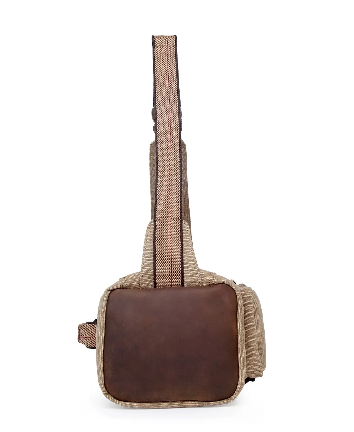 Hill Side TSD BRAND canvas sling bag, khaki