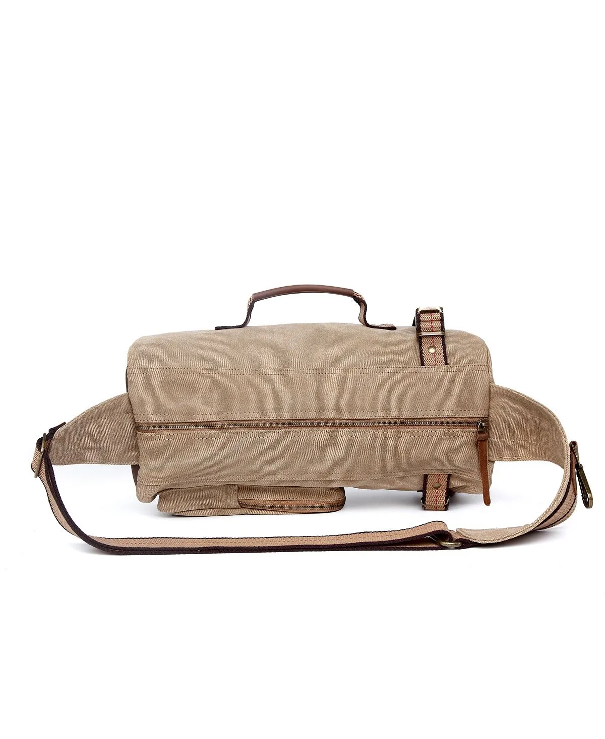Hill Side TSD BRAND canvas sling bag, khaki