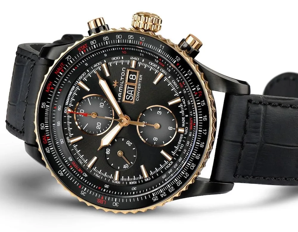 HML Watch Khaki Aviation Converter Auto Chrono