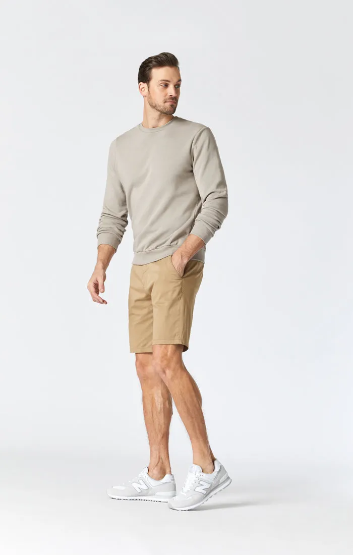JACOB SHORTS IN BRITISH KHAKI TWILL