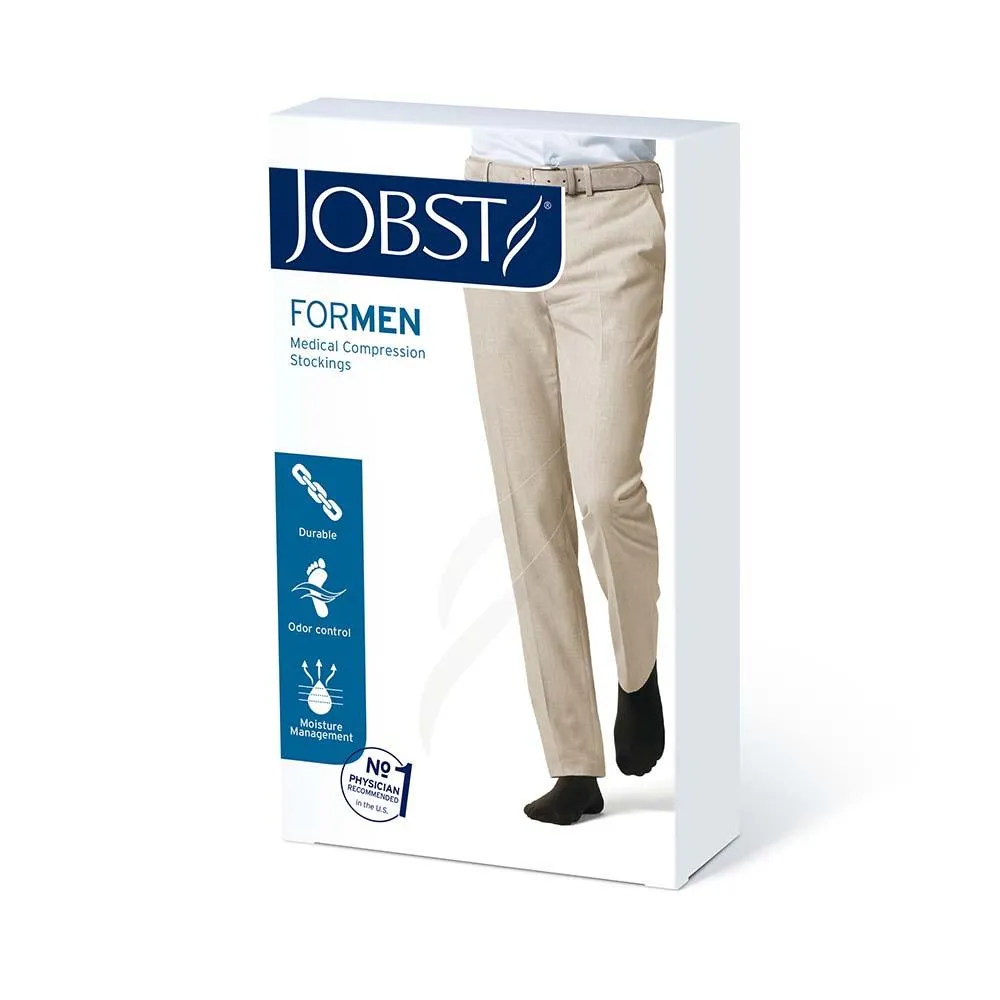 JOBST forMen Compression Socks, 30-40 mmHg, Knee High, Closed Toe